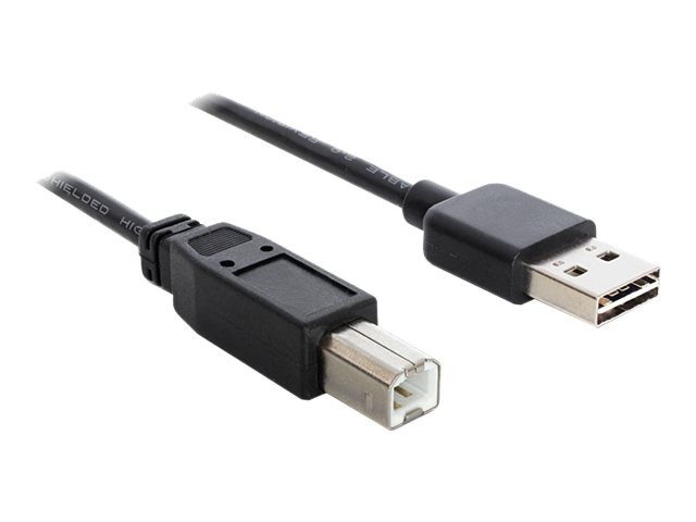 Delock 3m USB 2.0 A B m/m, 3m, USB A, USB B, USB 2.0, 83360