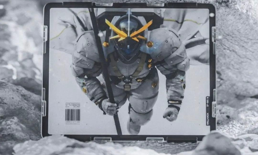 Wallhack x KOJIMA PRODUCTIONS SP-005 KJP Ludens-10 Glass Mouse Pad
