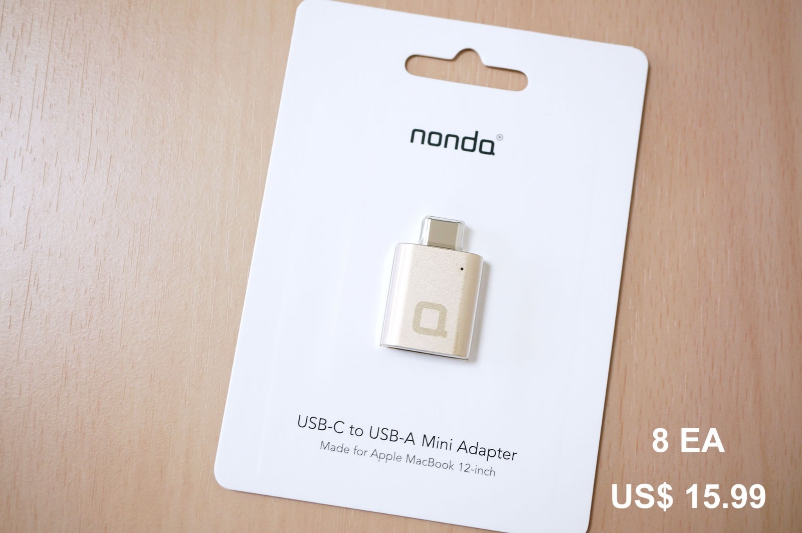 ( 8 ) Nonda USB‑C to USB Adapter – USB‑C to USB A – Type‑C to USB – Pink