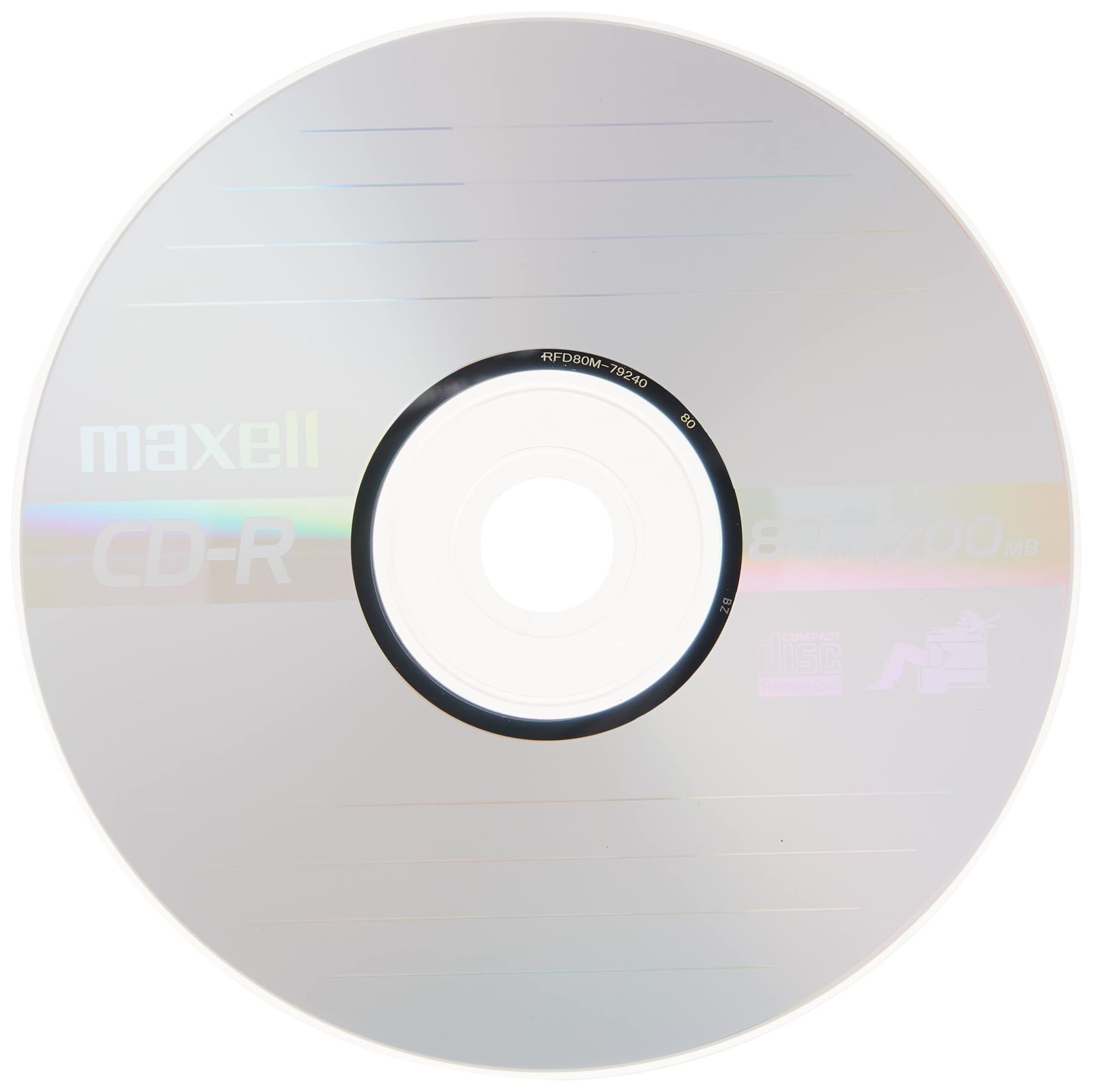 Maxell Blank Recordable CD-R Disc Spindle - 50 Pack - 700MB, 2x-48x Speed