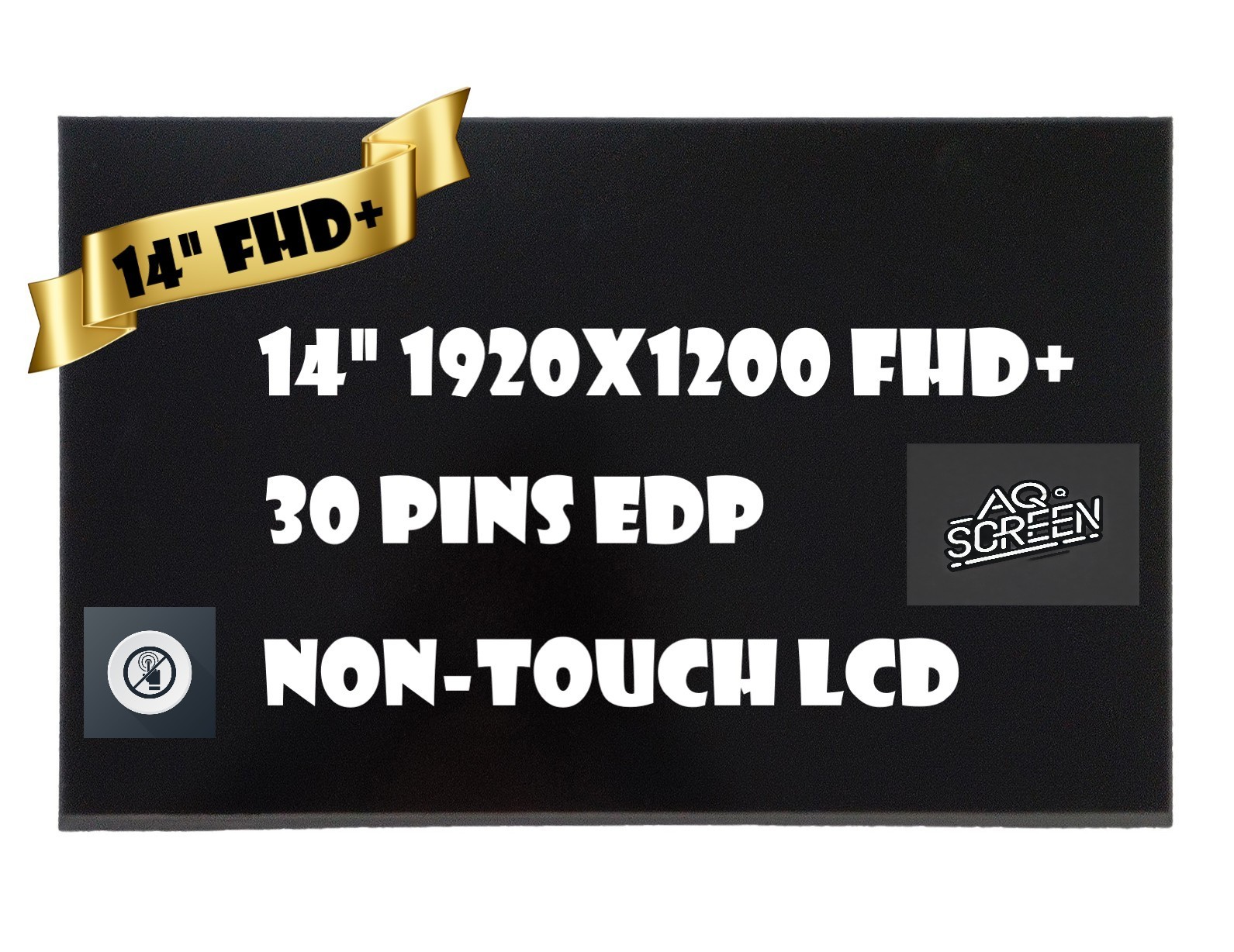 Dell DP/N 5TYJN 05TYJN LCD LED Screen 14" FHD+ edp 30 pins Non-Touch Display New