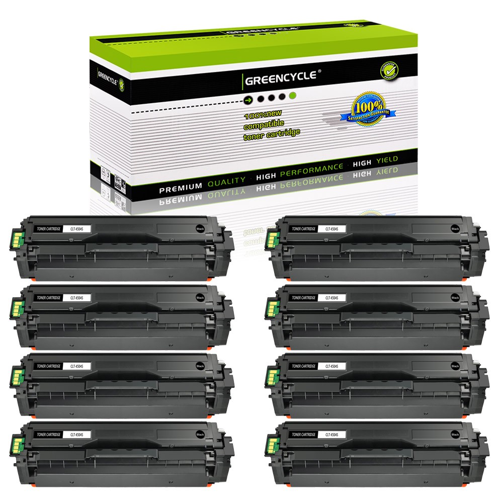 8PK CLT-K504S K504S Black Toner Fits for Samsung CLP-415N CLP-415NW 470 CLP-470N