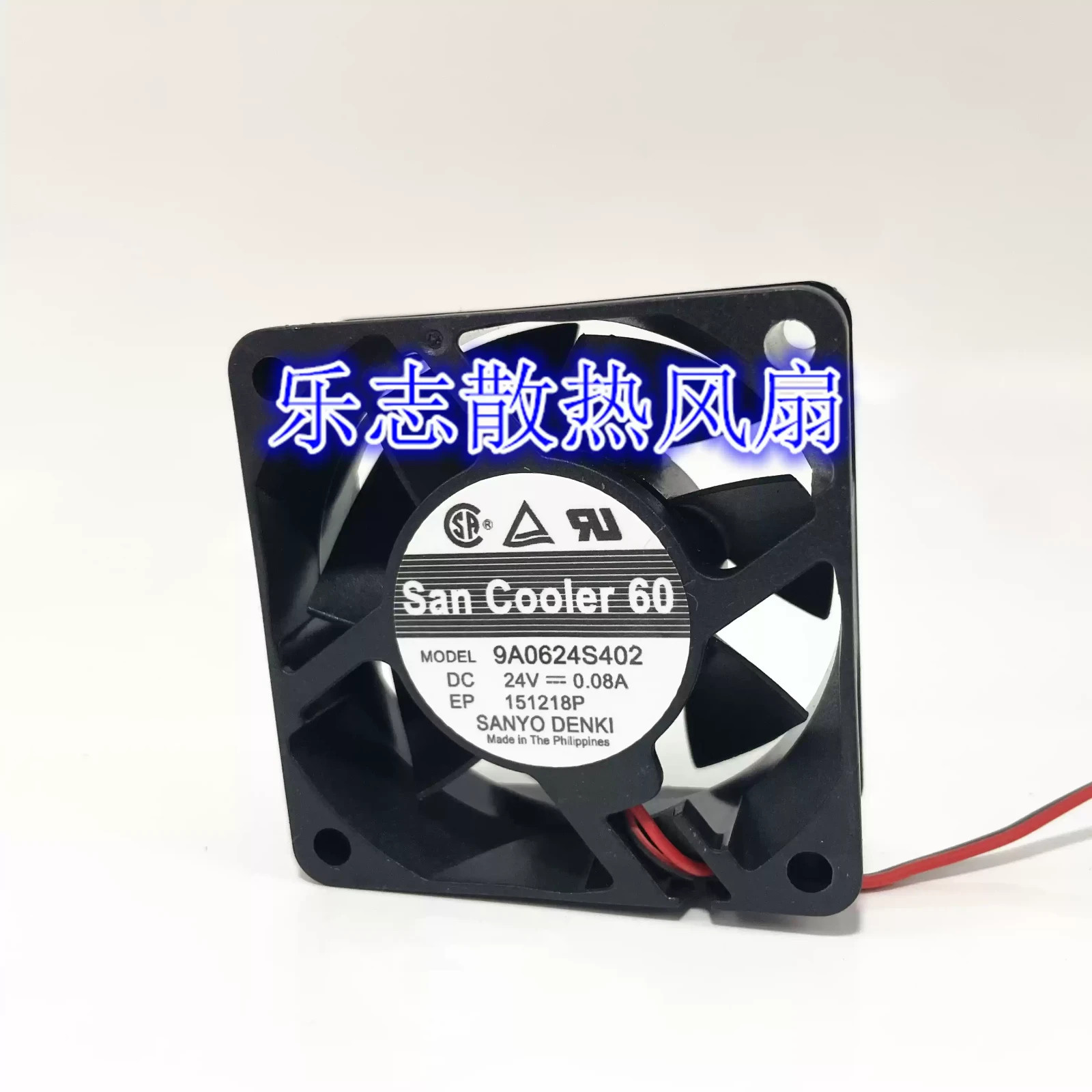 1PCS Sanyo San Cooler 60 9A0624S402 24V 0.08A 6025 Quiet Inverter Fan