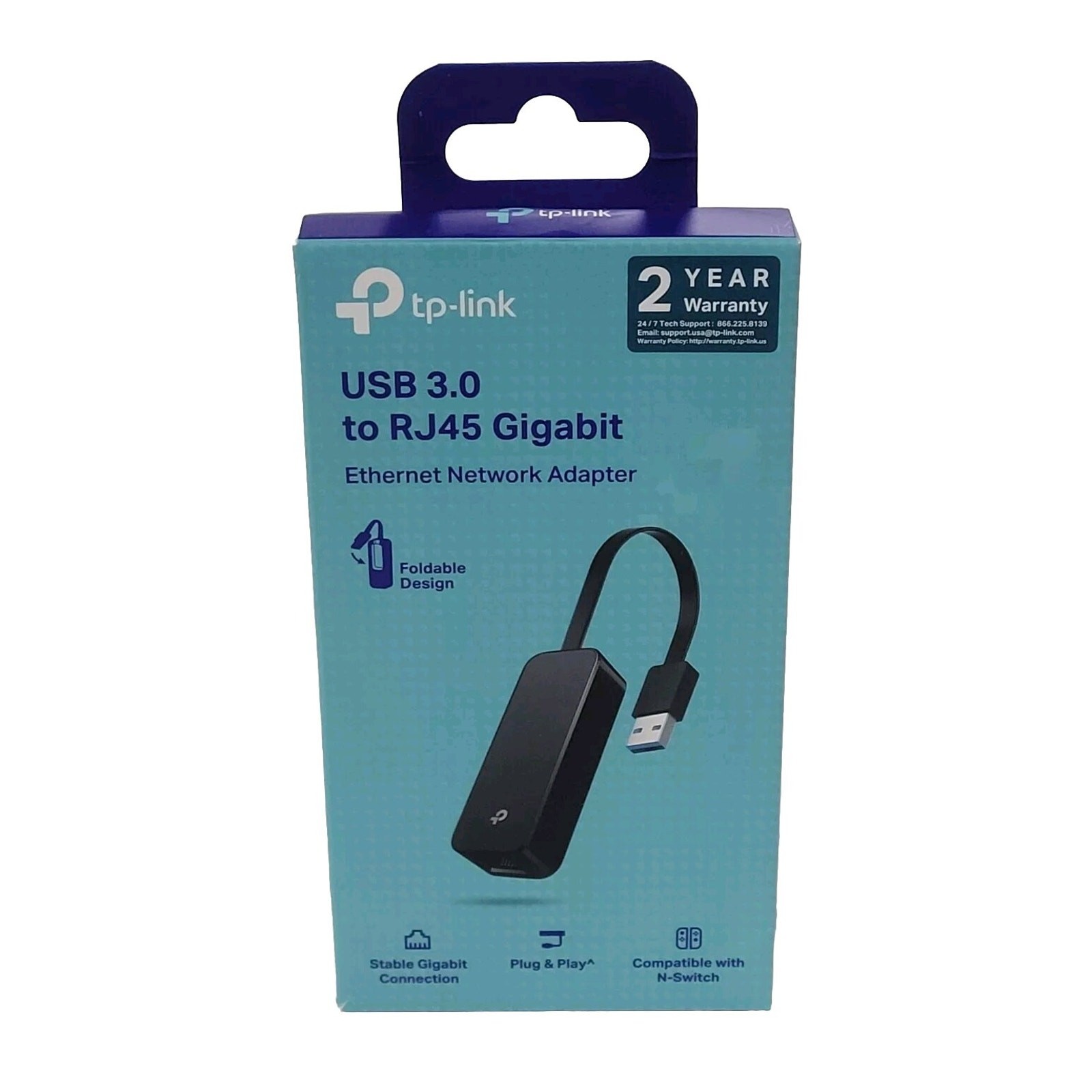 Tp-Link USB to Ethernet Adapter (UE306) Foldable USB