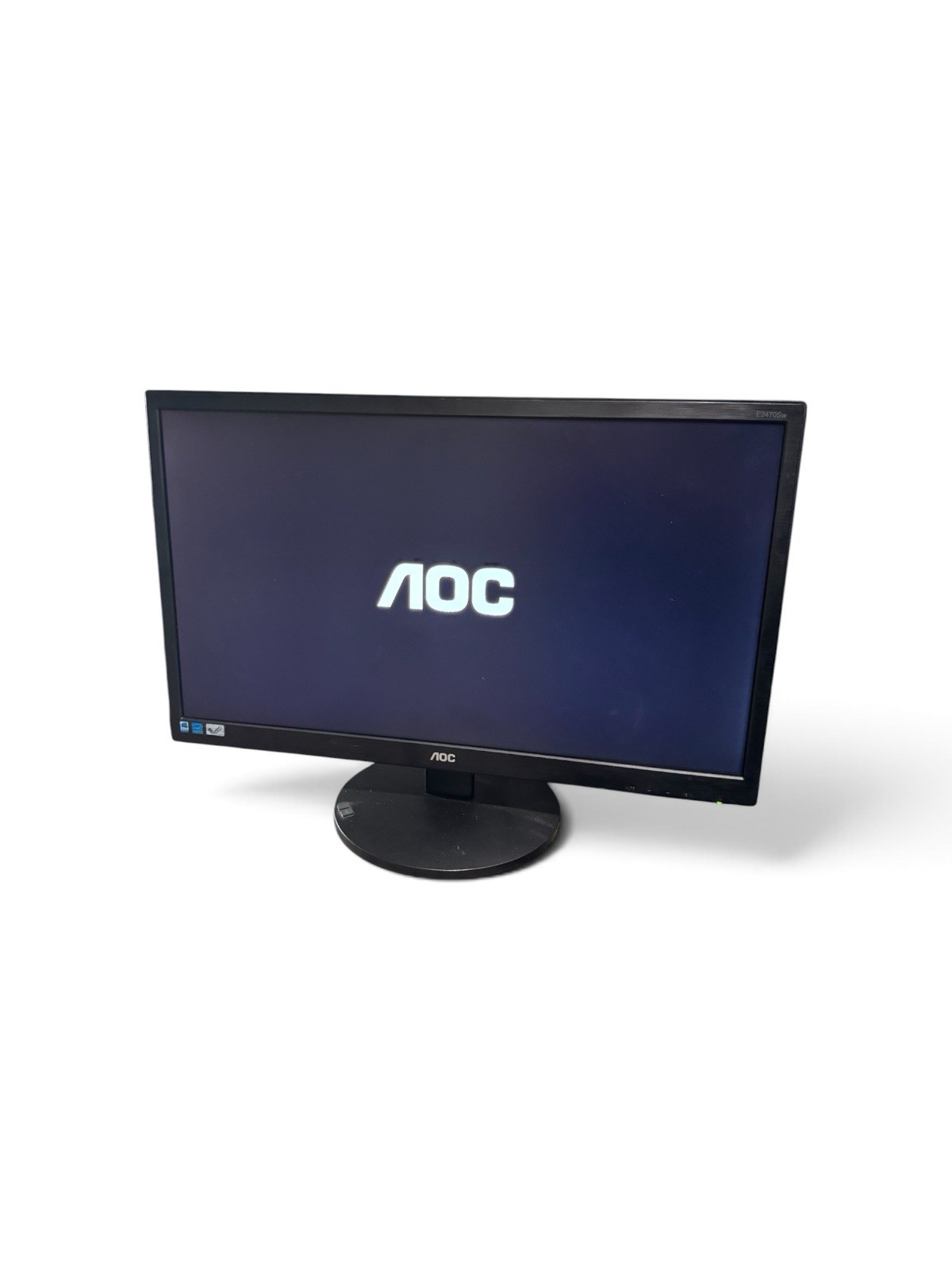 AOC 236LM00014 24" Black Full HD Monitor E2470SWHD w/Stand Tested Works