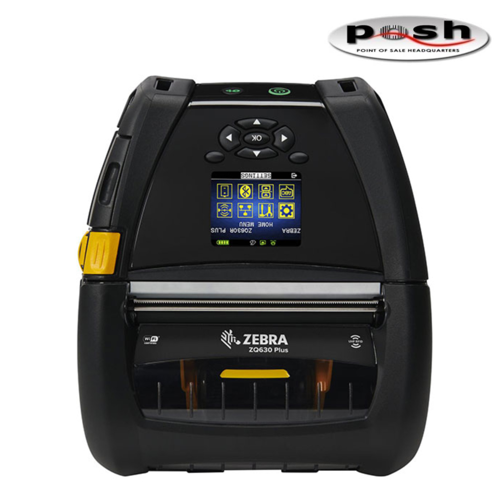 NEW Zebra ZQ630 Plus ZQ63-AUW2004-00 4" Mobile Thermal Printer WiFi Bluetooth