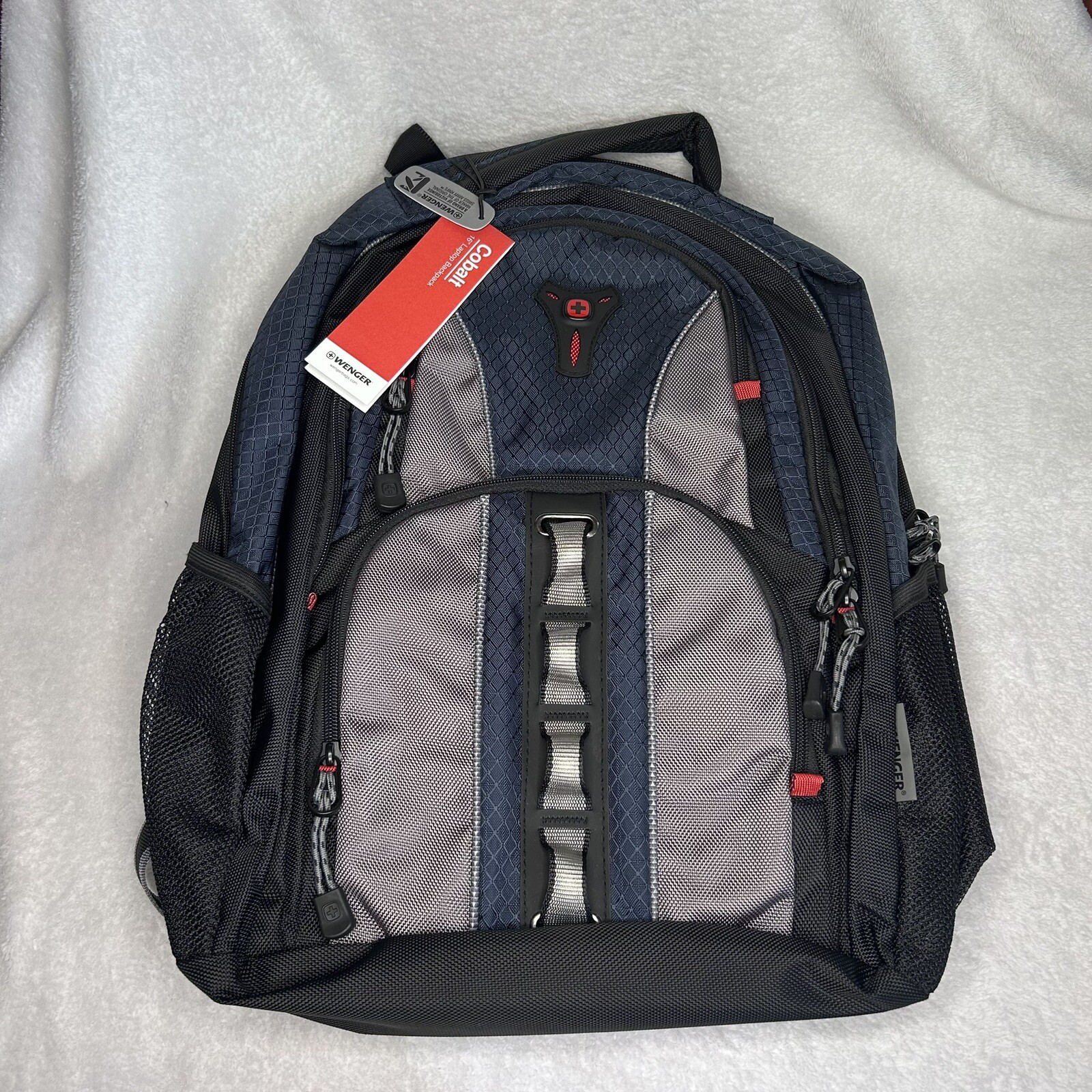 Wenger Swissgear COBALT 16" Laptop Backpack Blue/Gray 27343060 NWT