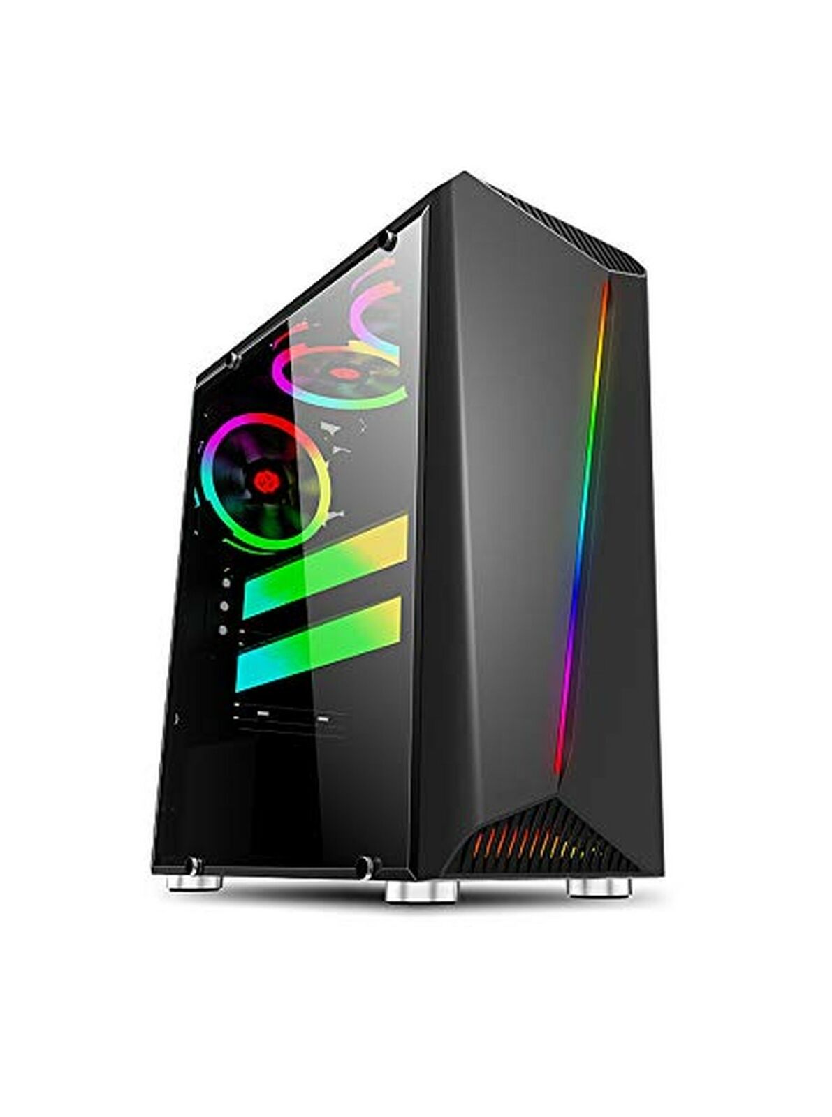 Bgears b-Vigor RGB Mid Tower with Front RGB Light and Side Tempered Glass