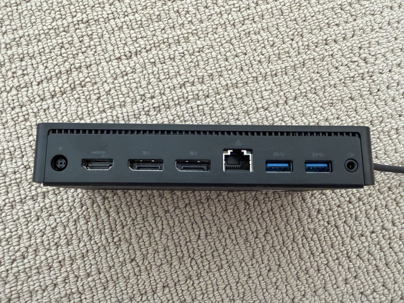 DELL D600 Docking Station USB 3.0 USB-C W/130w Power Adapter 4K