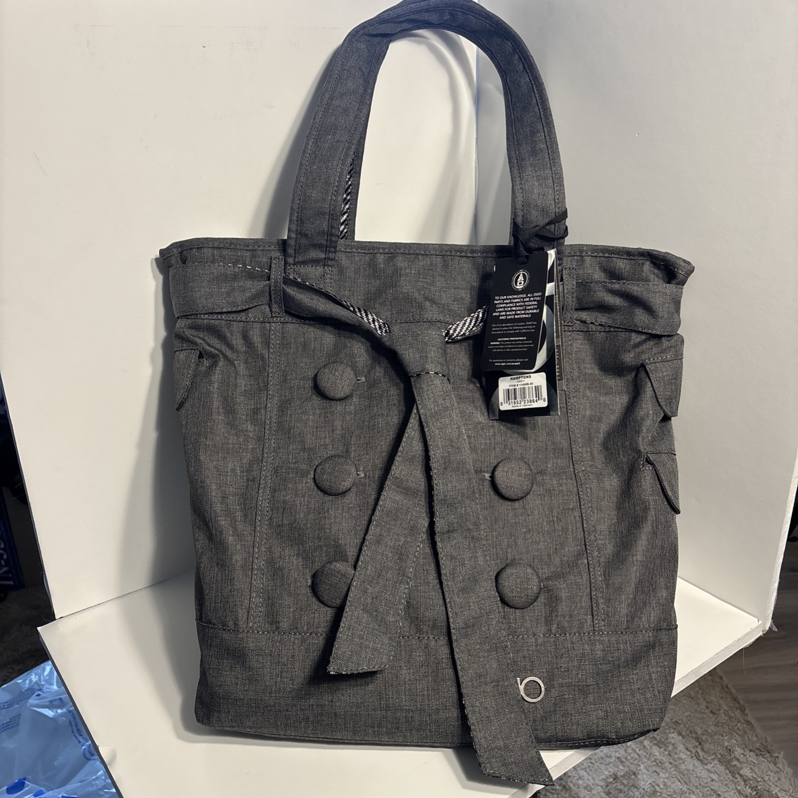 OGIO Hamptons Women’s Laptop Tote Bag Gray NWT 15” Computer 114006.40
