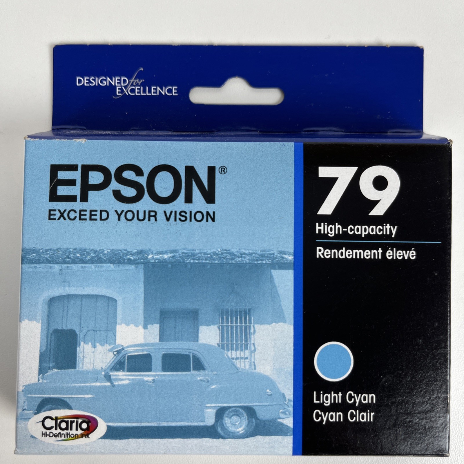 Epson Light CYAN Ink Cartridge Genuine 79 High Capacity T079520 Expiry 06/2026