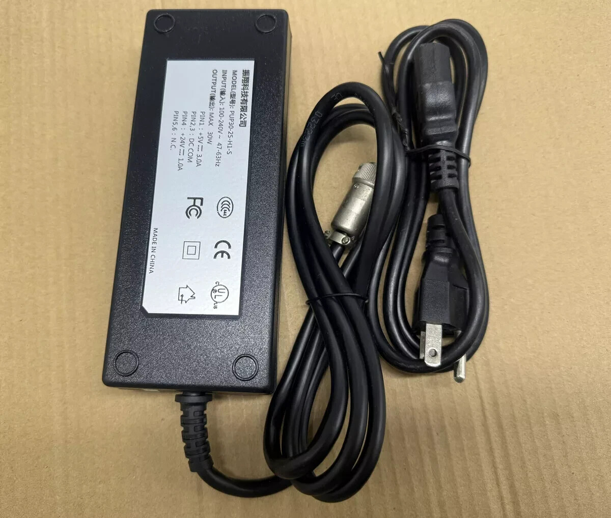 6-PIN Power Supply for PI Acton Spectrapro 150 Spectrograph Adapter
