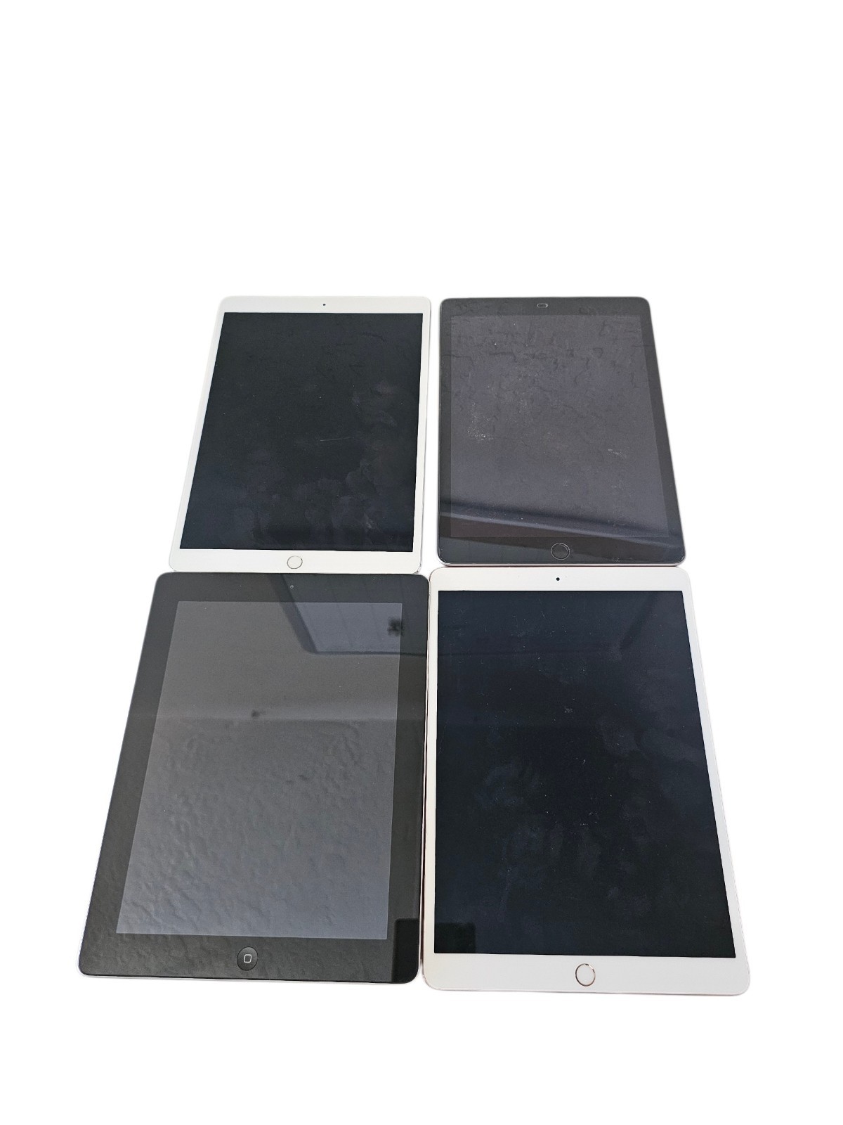Lot of 4 Apple iPad - BROKEN / AS-IS - For Parts or Repair Only
