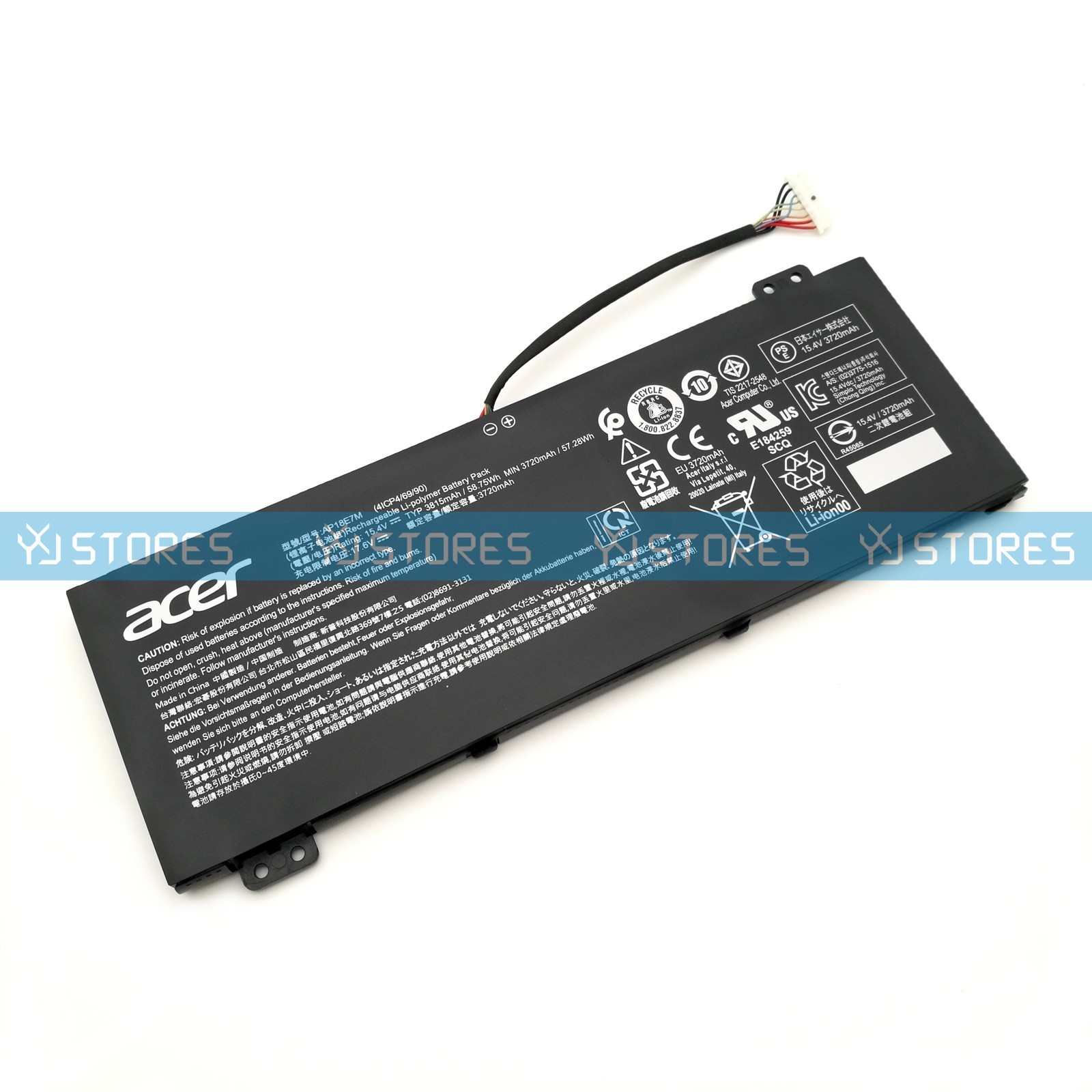 Genuine AP18E7M AP18E8M Battery for Acer Predator Helios 300 PH315 AN517 AN715