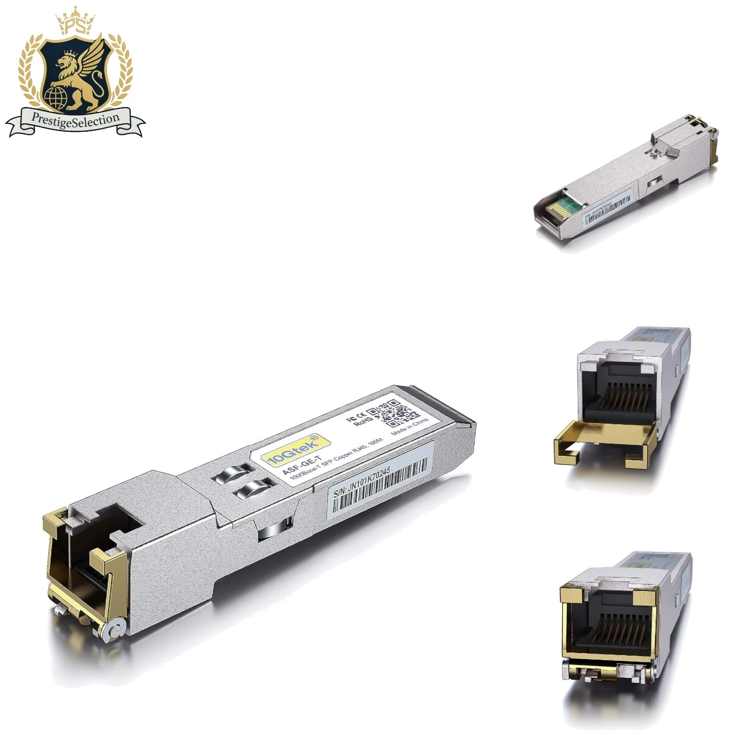Versatile 1.25G SFP-T RJ45 Module, Compact & Lightweight Network Transceiver