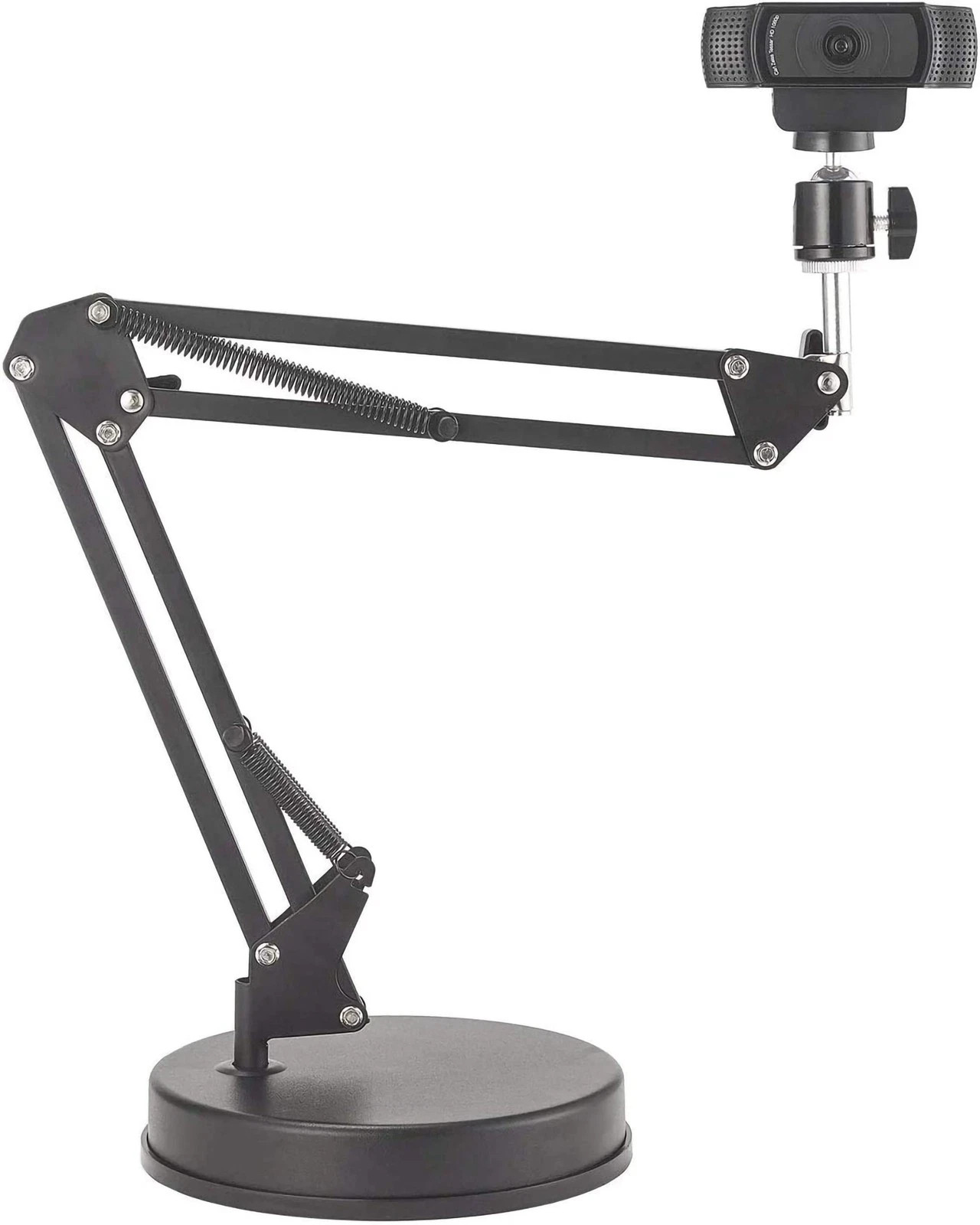 Webcam Stand,Camera Mount 22 Inch Suspension Boom Scissor Arm Stand,for Webca...