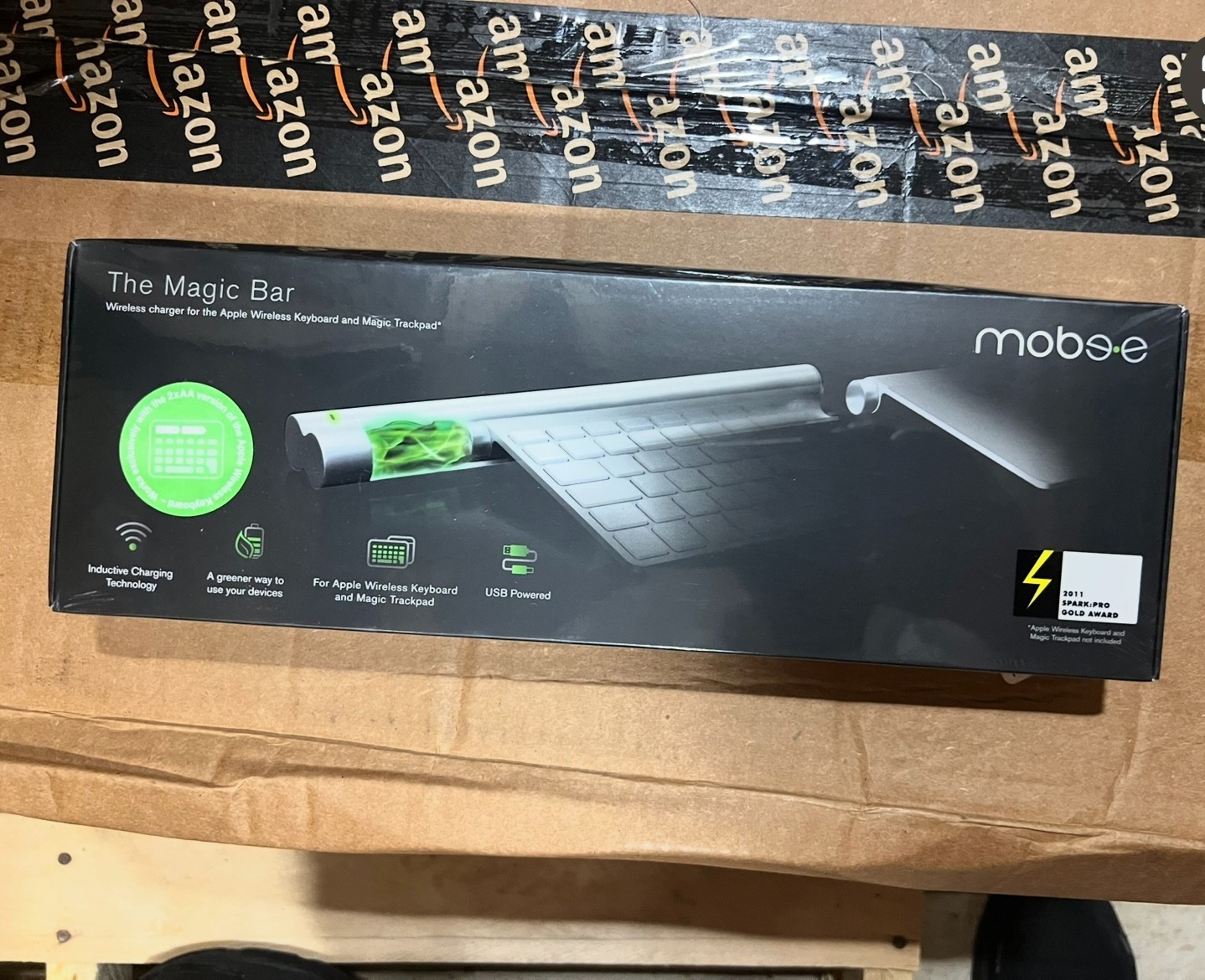MOBEE The Magic Bar Wireless Charger For Apple Wireless Keyboard Magic Trackpad