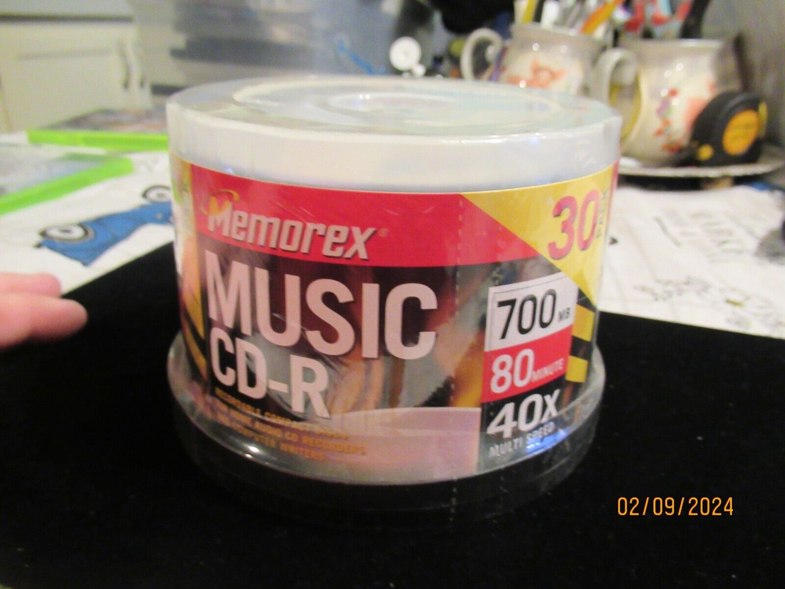 MEMOREX Music CD-R 30 pack 700MB 80min 40x Multi Speed Blank Recordable NEW