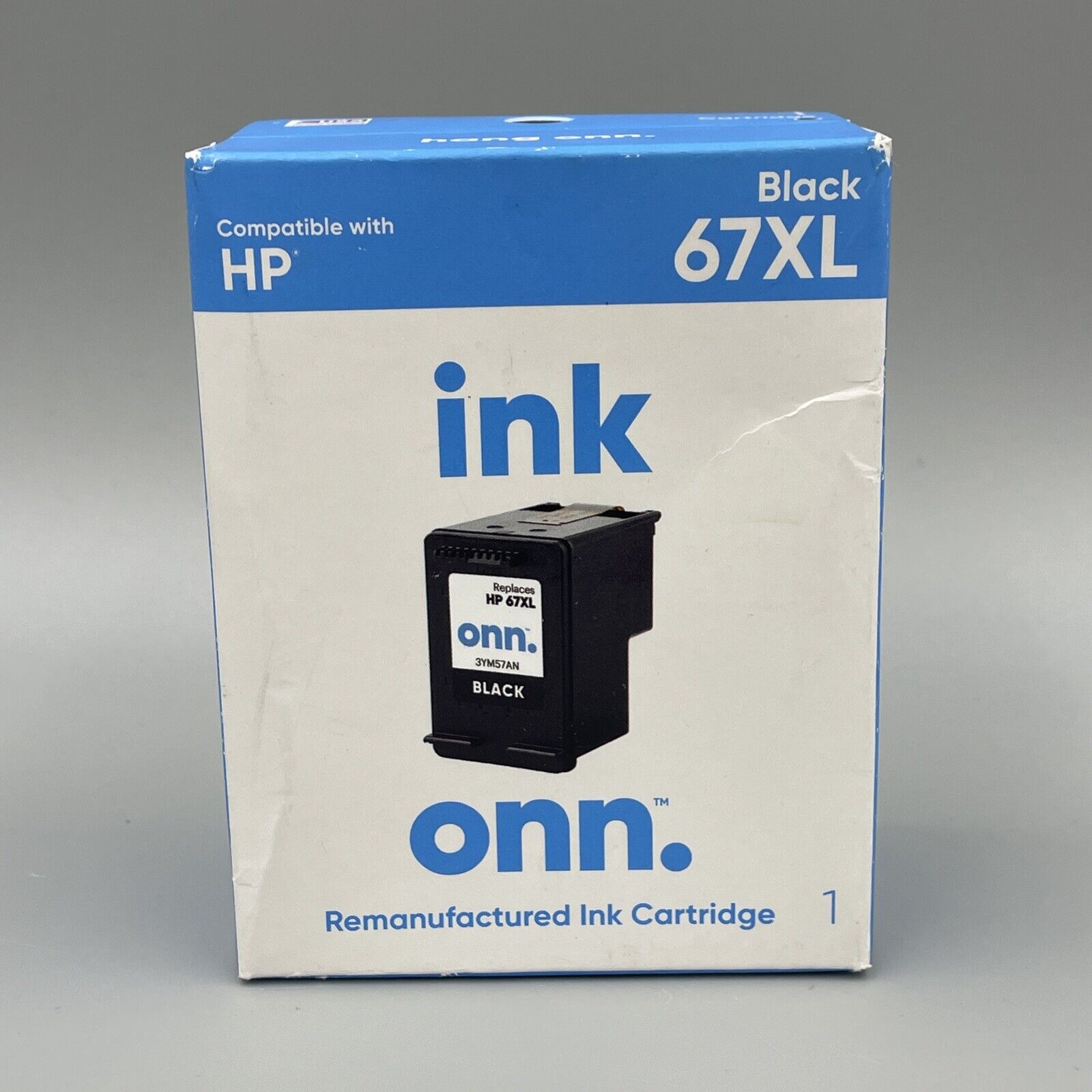 Onn 67XL HP High-Yield Ink Cartridge Black Exp 05/2023 Envy Pro DeskJet Plus