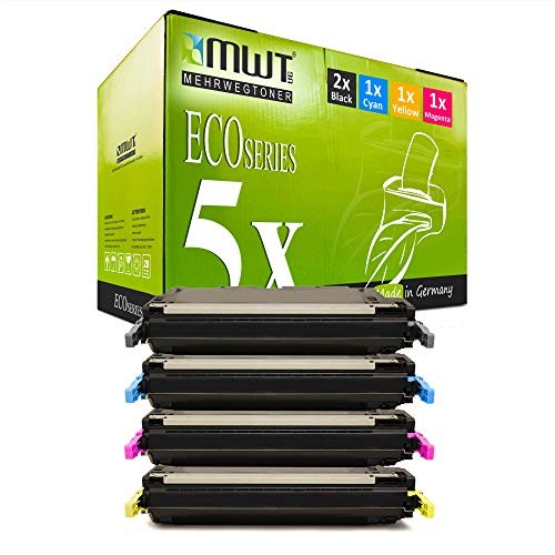 Eurotone 5x Cyan Laser Toner Cartridge Compatible with Canon EP711BK