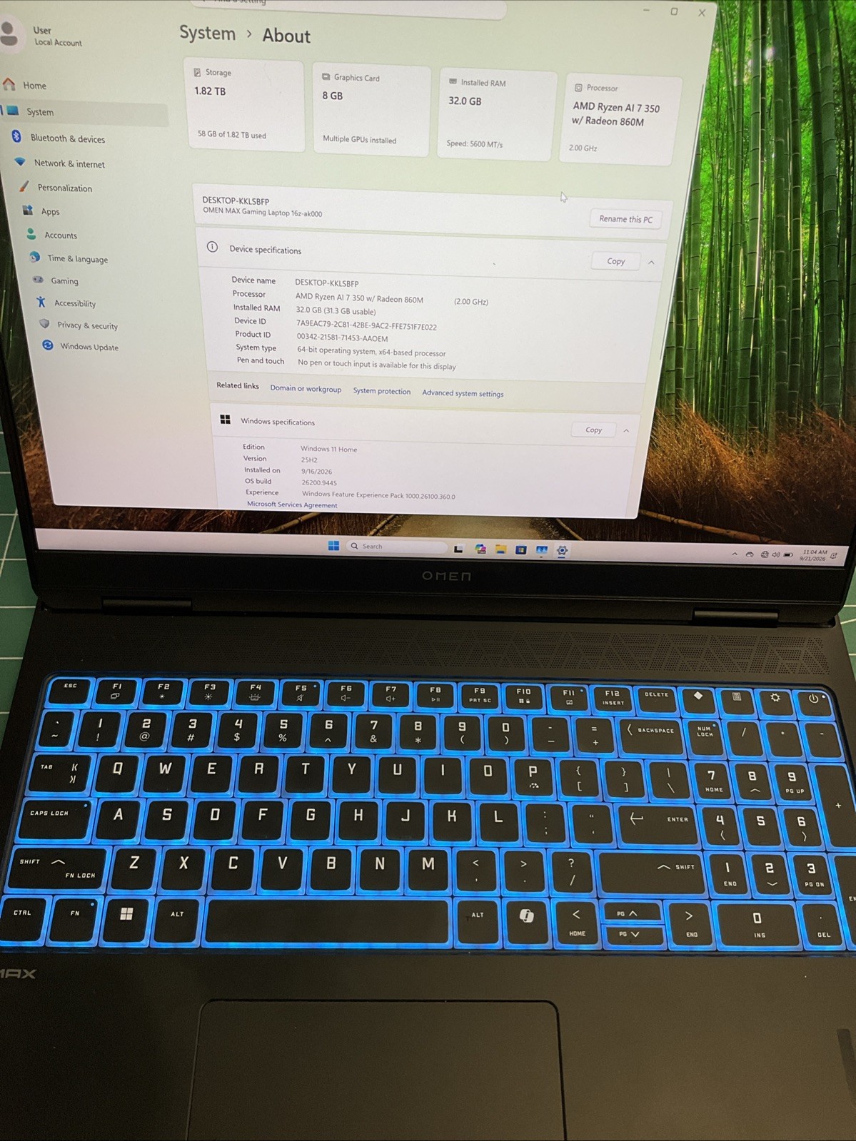 [HP] Omen Max  16z Ryzen AI 7 350 (32GB/2TB/RTX5070/Win11Home)