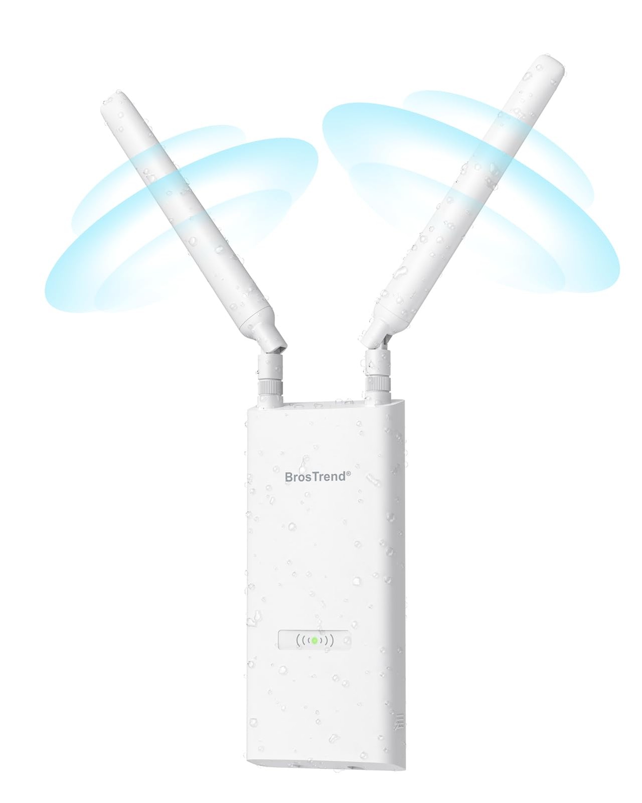 BrosTrend AC1200 Outdoor WiFi Extender Long Range, Dual Band 5GHz + 2.4GHz, I...