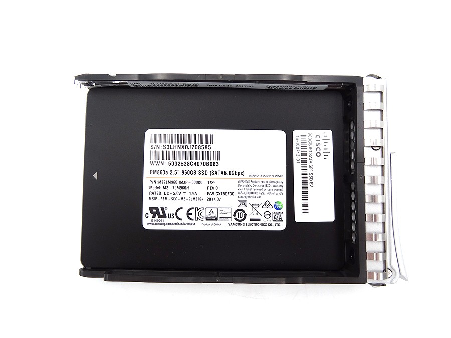 Cisco UCS-SD960G61X-EV 960 GB 2.5in 6G SATA SSD