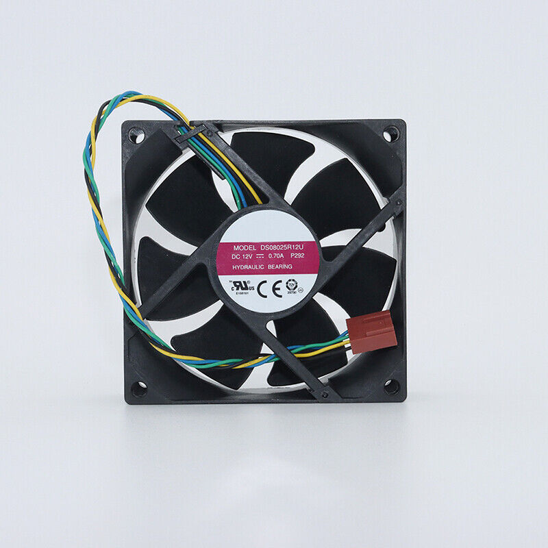 For AVC DS08025R12U DC12V 0.7A 80*80*25MM 4pin For CPU /Case/ Server Cooling Fan