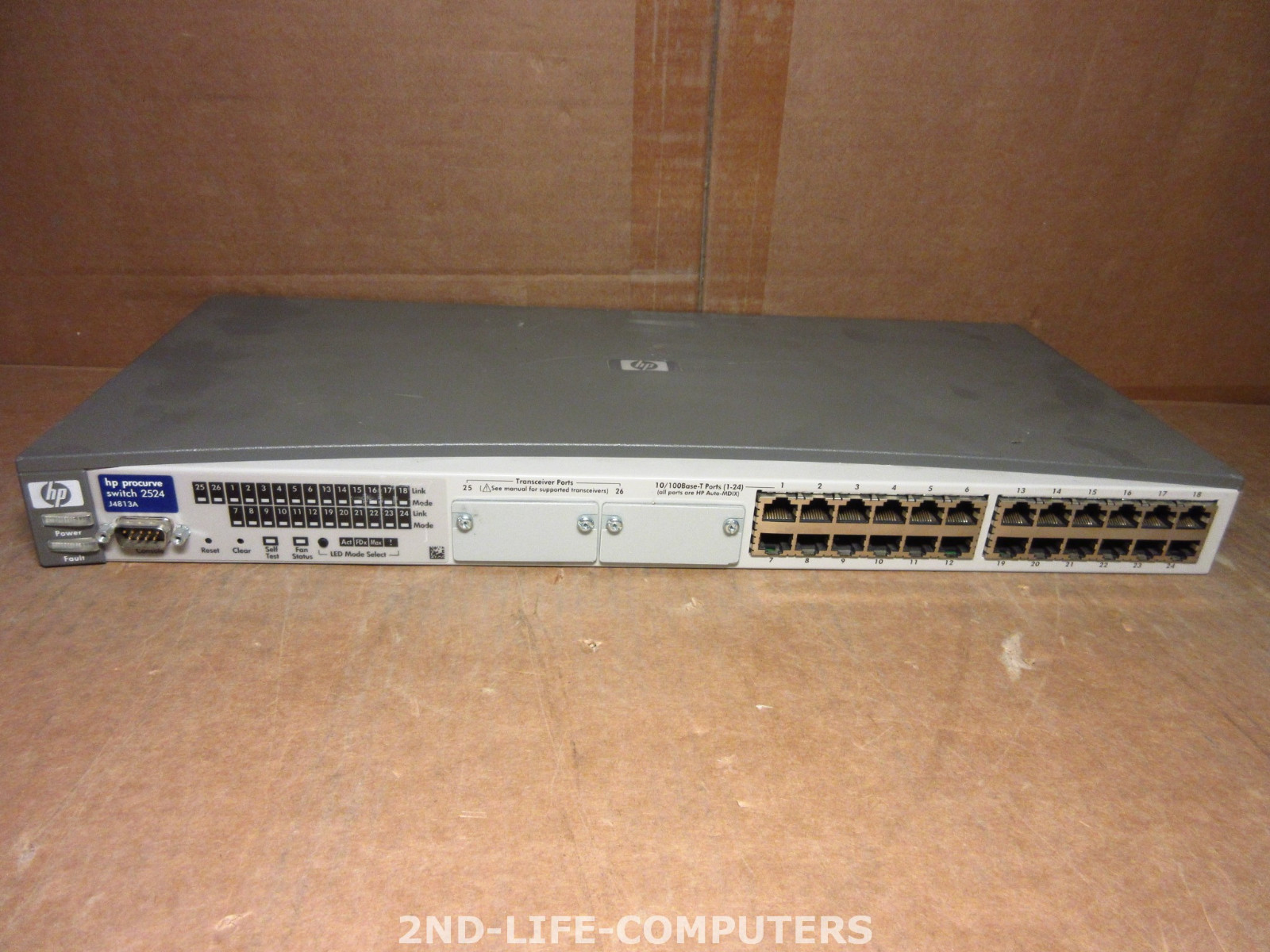 HP 2524 J4813A Procurve Switch 24 Port Managed 10/100 Network Switch