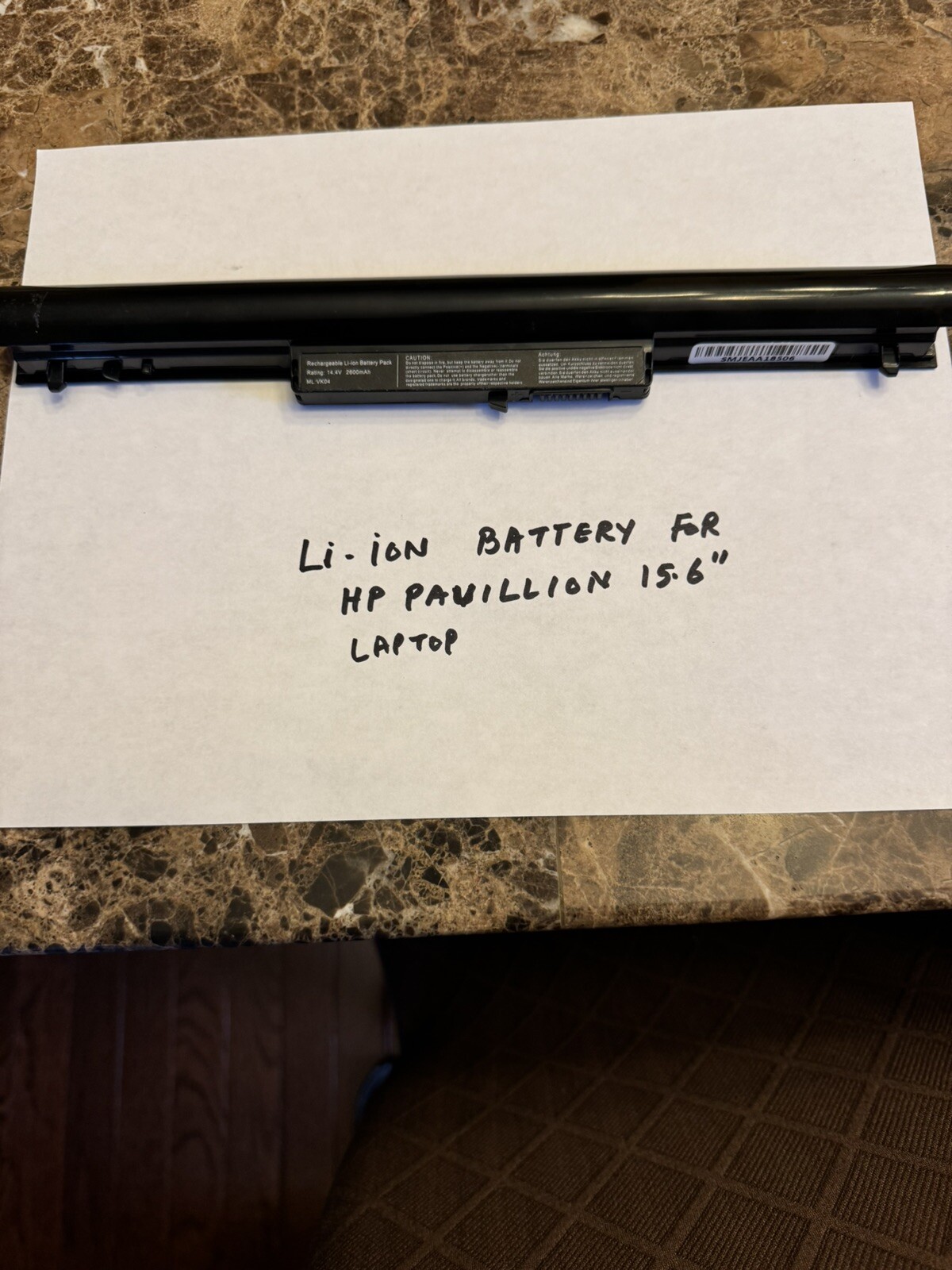 li ion battery 14.4 V 2600 mAh