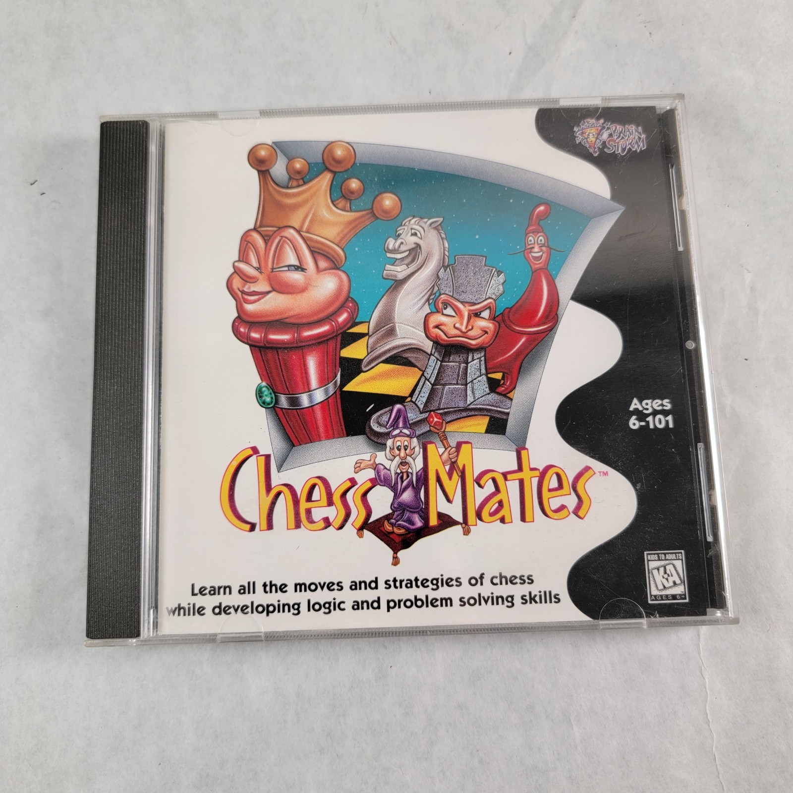 Chess Mates PC CD-ROM Educational Strategy Brainstorm Interplay 1996