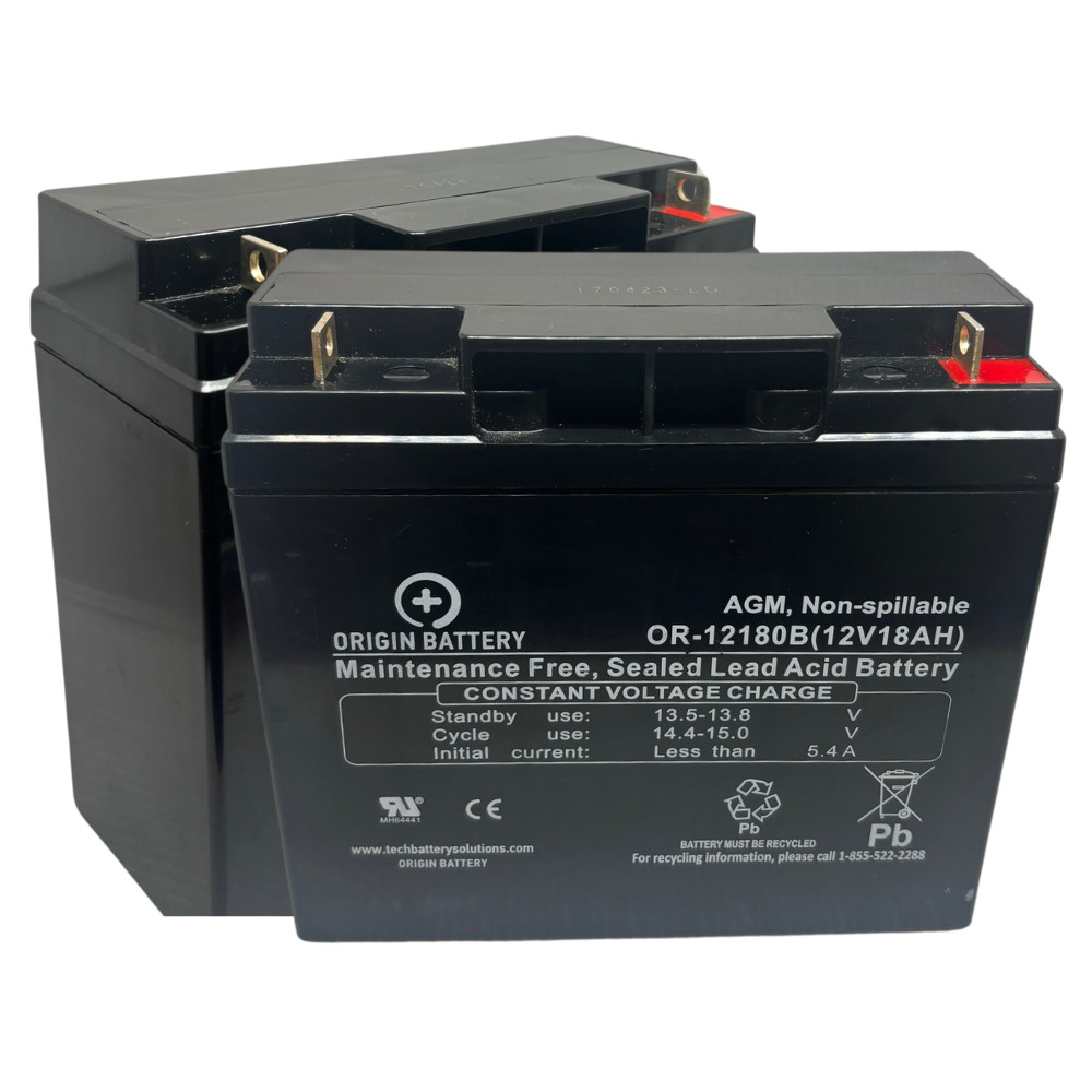 APC SUA1500X448 Battery Kit, Also Fits SUA1500US, SUA1500X93 - 2 Pack 12V 18AH