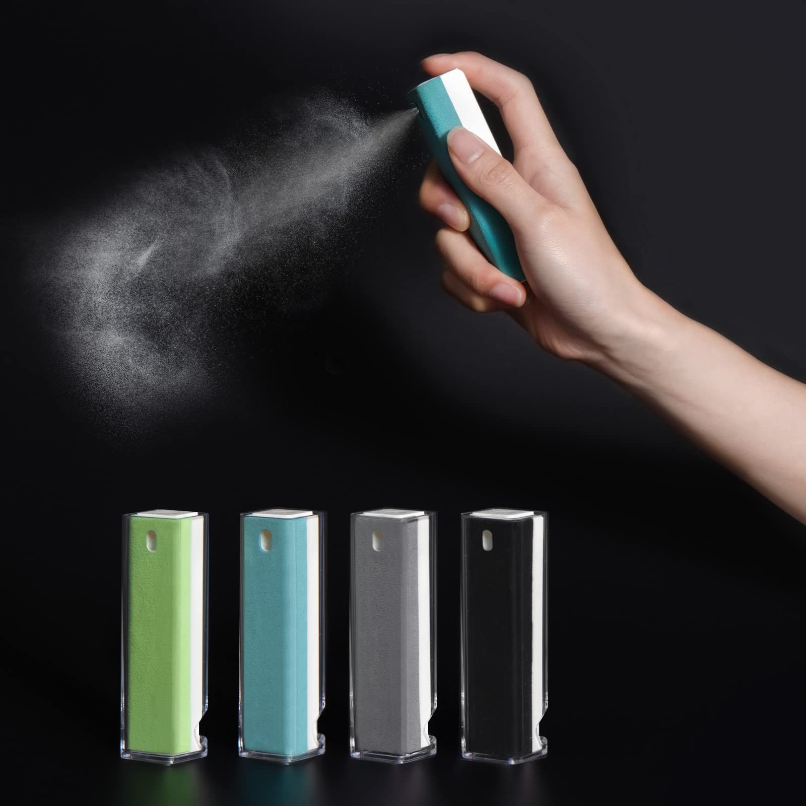 4PCS Screen Cleaner Spray with Stand Case & Microfiber
