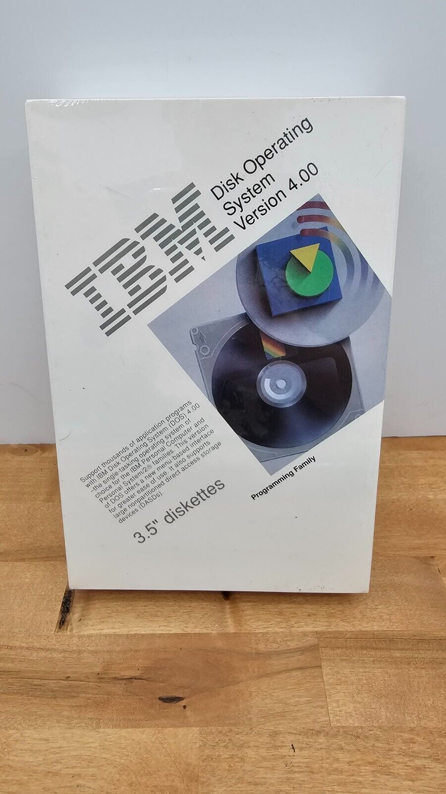 Vintage 1988 IBM Disk Operating System Version 4.00 - 3.5