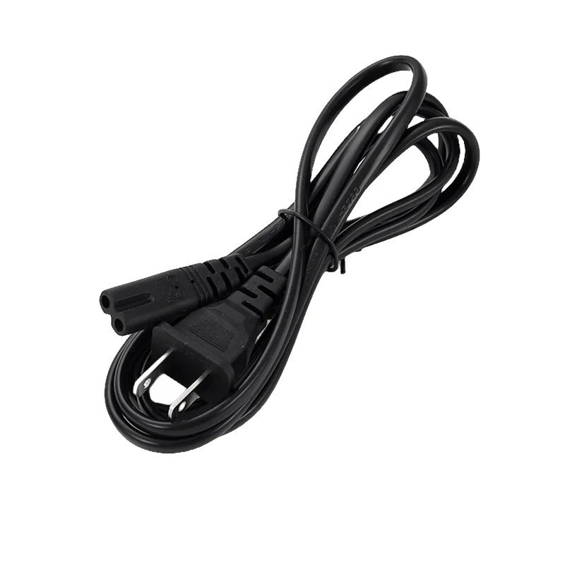 AC Power Cord,2 Prong Power Cord 5FT Standard 2-Slot Replacement PS5 4 3 2 US