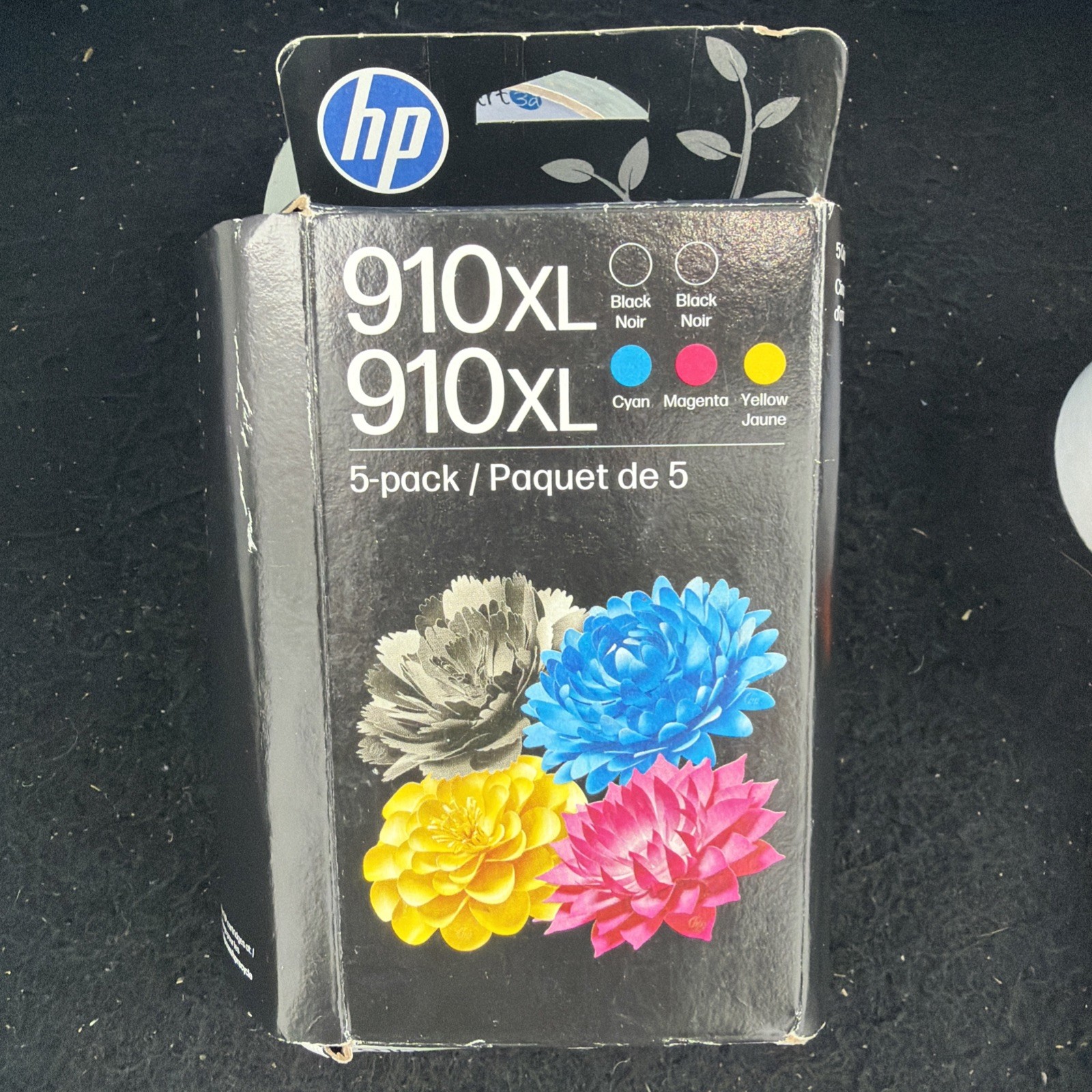 Genuine HP 5 Pack 910XL Black & 910 XL Color Ink Cartridges Exp Dec 2027 Jumbo