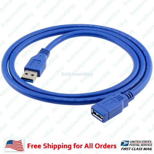 3Ft 5Ft 10Ft 15Ft  USB 3.0 SuperSpeed Male A to Female A Extension- 3 to 15 Feet