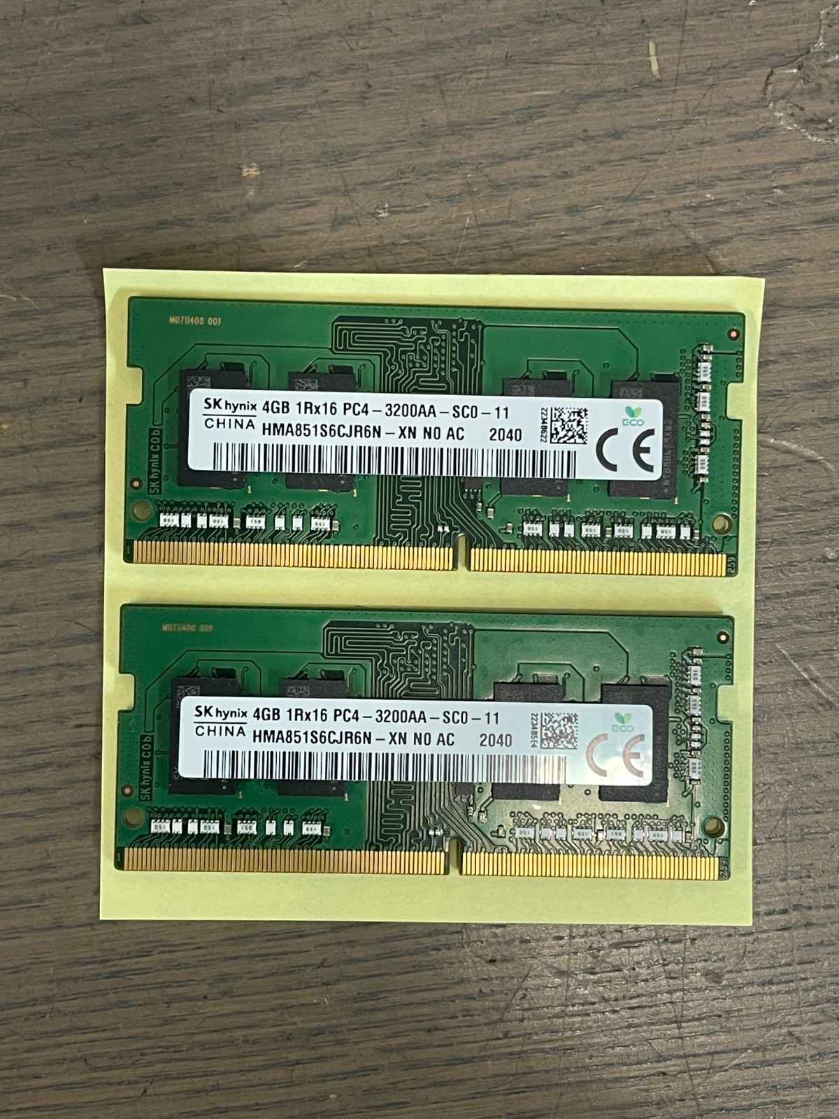 SK hynix PC4-2666V 8GB Total Ram DDR4 2666MHz SDRAM SODIMM Notebook Memory