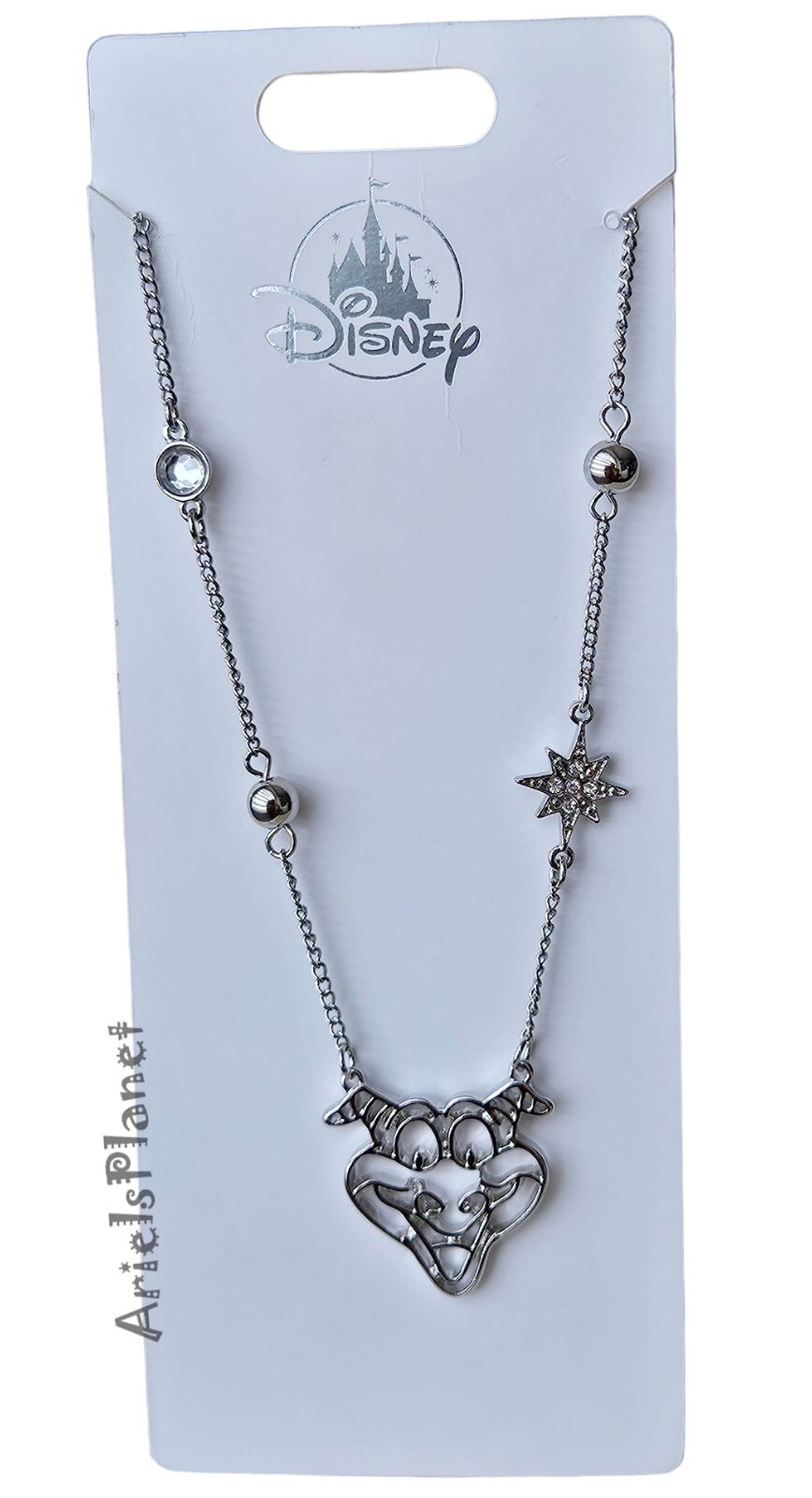 Disney Parks Epcot Figment Silver Toned Necklace