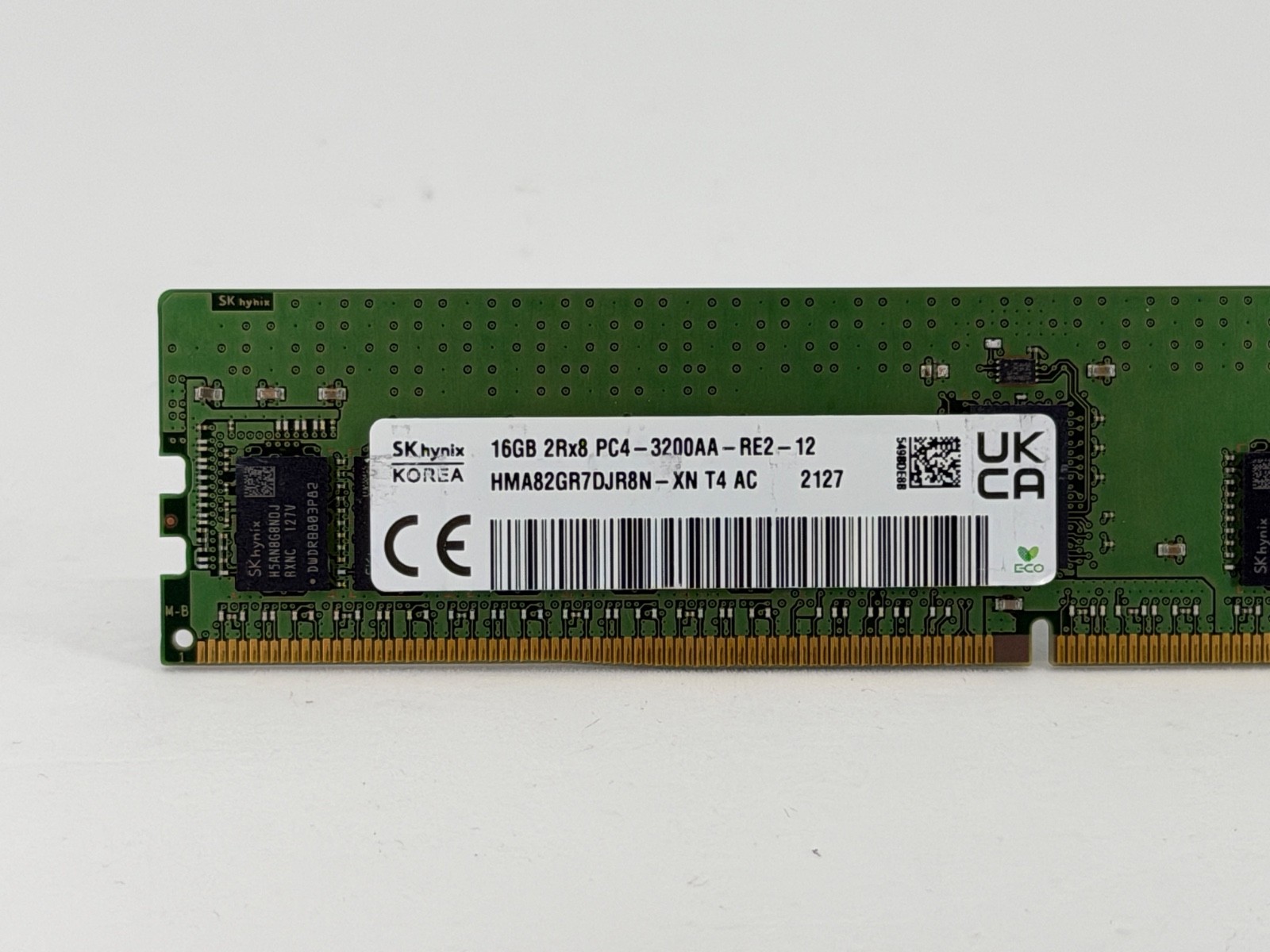 SK Hynix 16GB DDR4 3200MHz RDIMM Server Memory (HMA82GR7DJR8N-XN) - Preowned