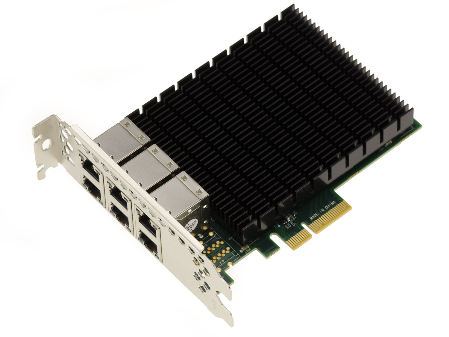 PCIe Network Card 6 Ports LAN GIGABIT ETHERNET RJ45 10 100 1000Mb INTEL I350