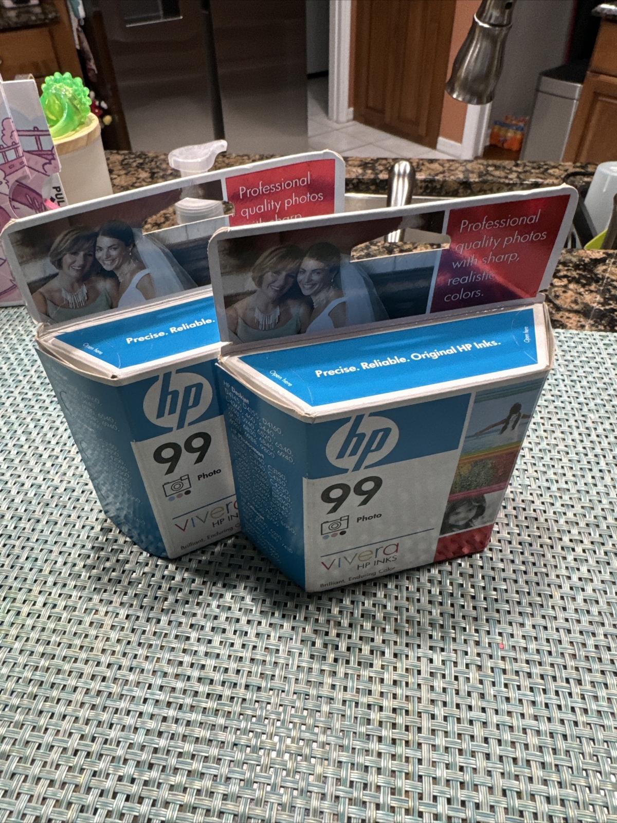 Genuine - 2 HP Vivera 99 Photo Ink Cartridge - C9369WN - New  Read Description