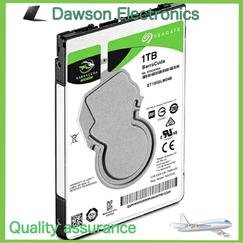 Seagate BarraCuda ST1000LM048 1TB SATA III 2.5" Hard Drive - 5400RPM, 128MB Cach