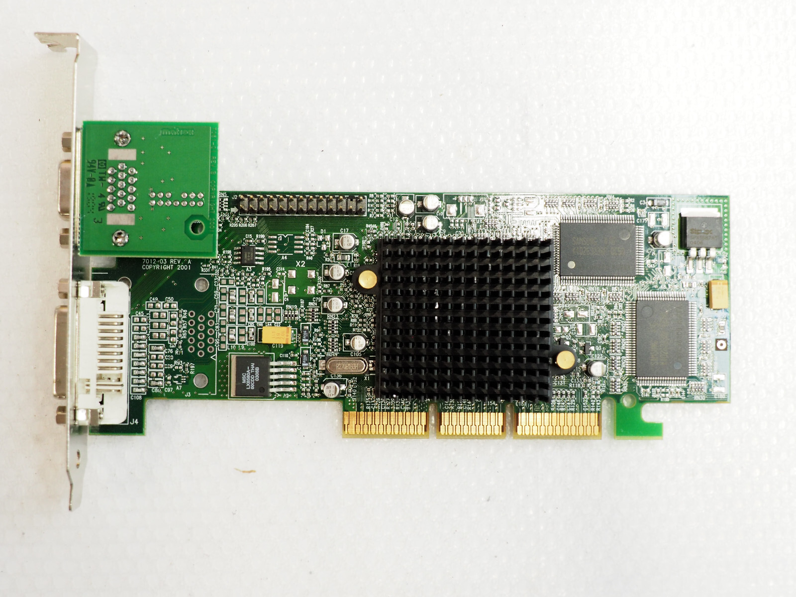 MATROX Millenium G550 32MB G55+MDHA32DB 7012-03 Graphics Card