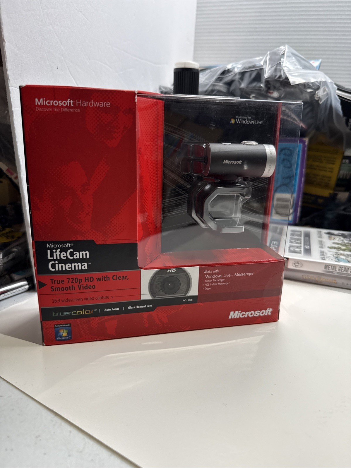 New Microsoft LifeCam Cinema H5D00001 1393 Web Cam Camera Brand New Sealed