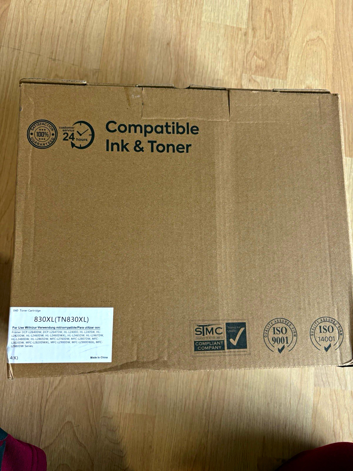 TN830XL / 830XL Black Compatible Toner for Brother/Canon HL-L2460DW Laser 4x