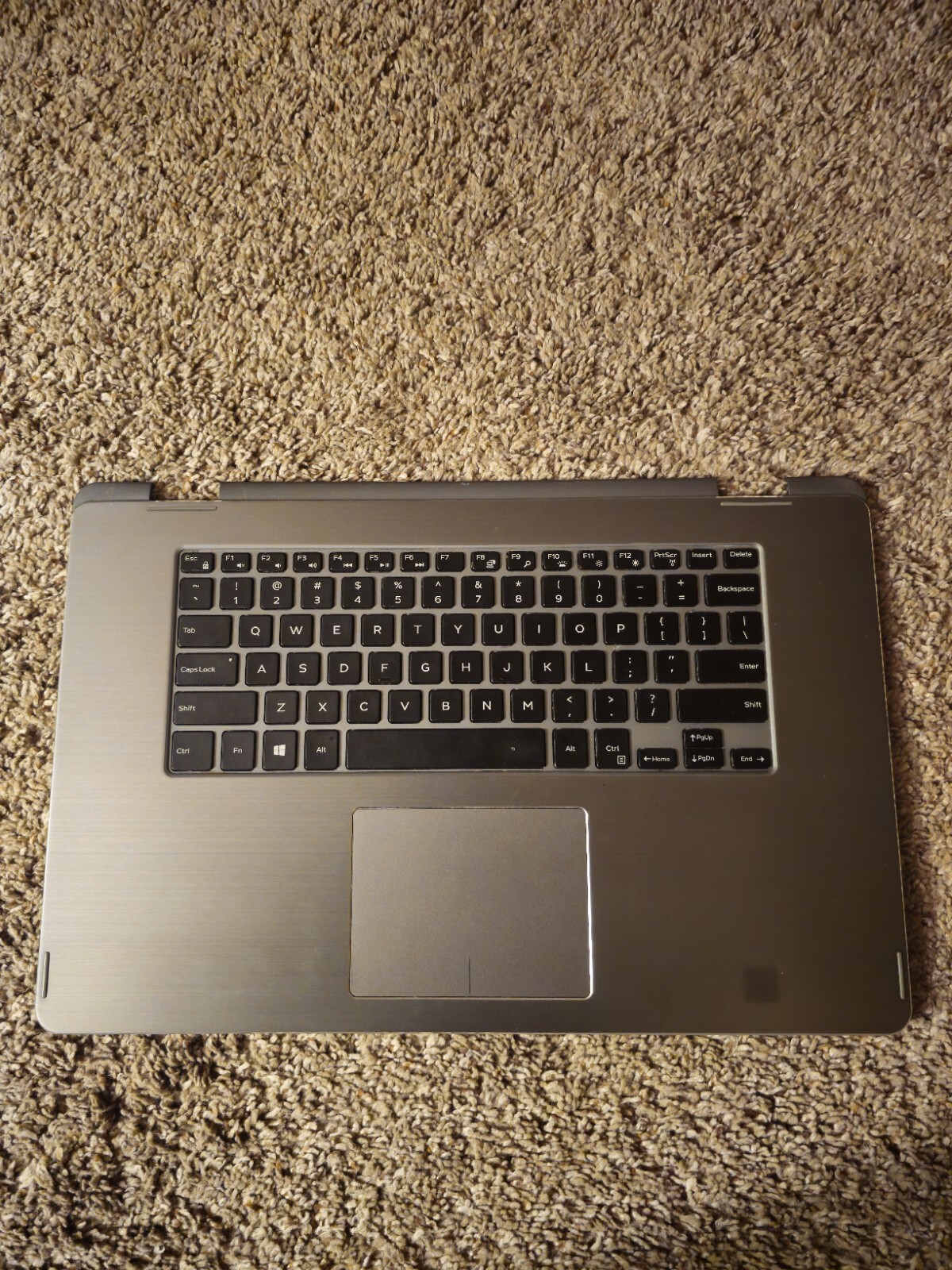Inspiron 7568 Palm Rest With Power Button, TouchPad, Back Lit Keyboard