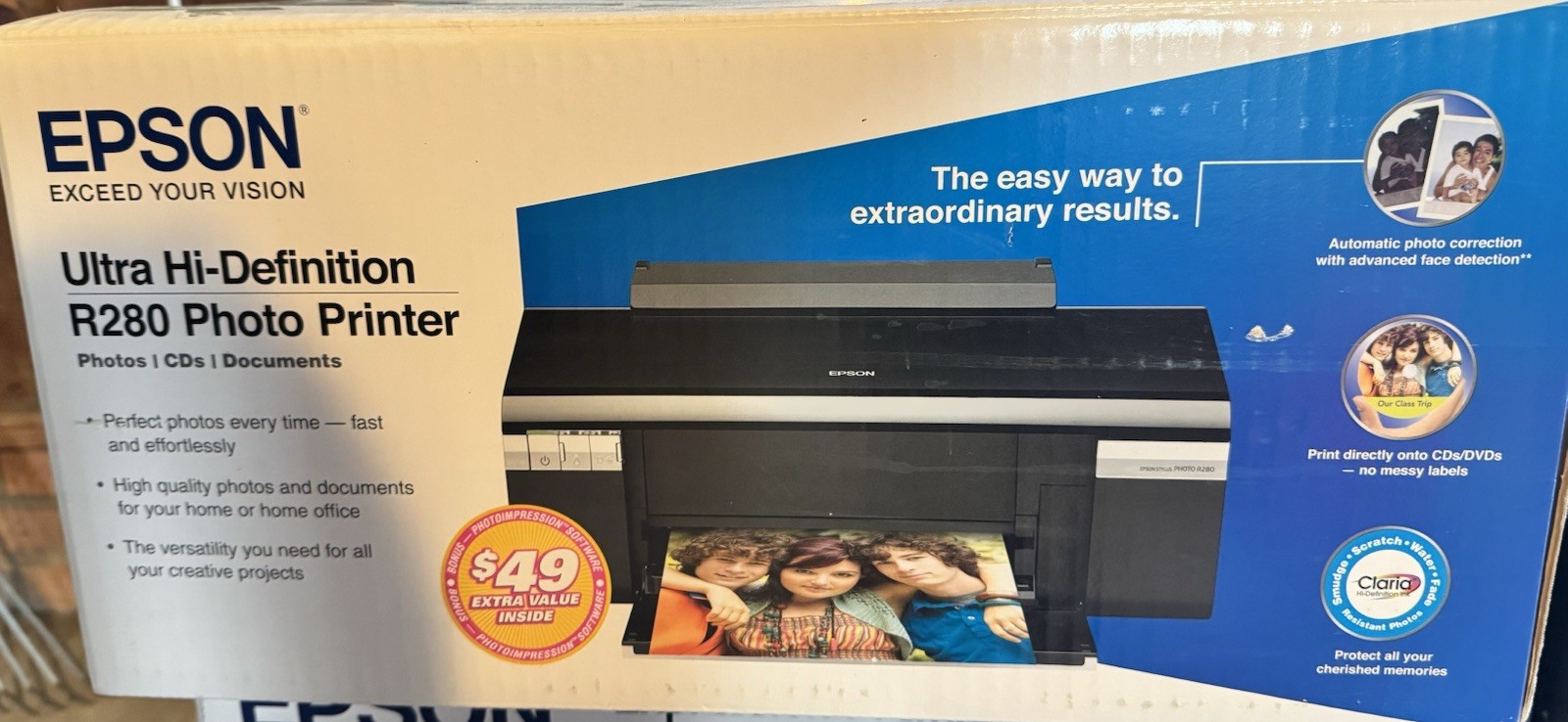 Epson Stylus Photo R280 Inkjet Color Photo Printer