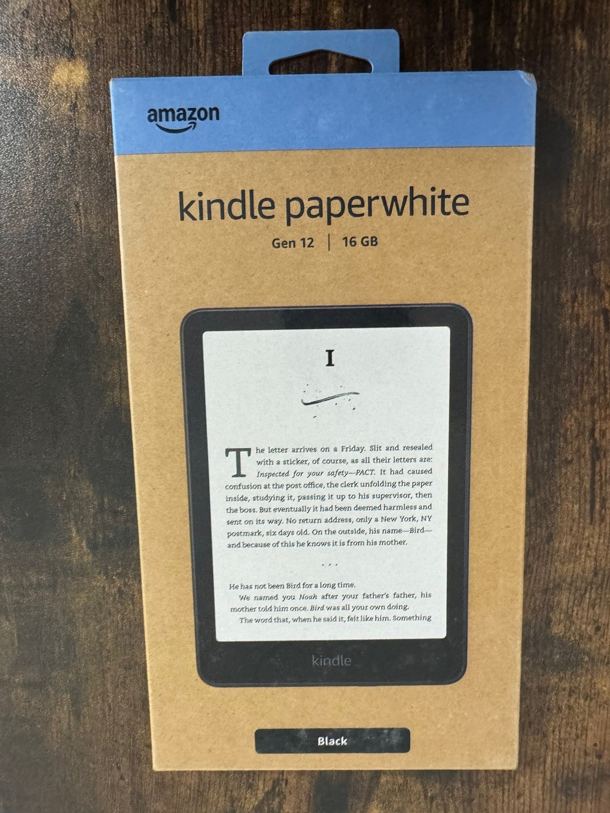 AMAZON KINDLE PAPERWHITE 7" [12TH GENERATION] 16GB BLACK - [NEW SEALED] - W/ADS
