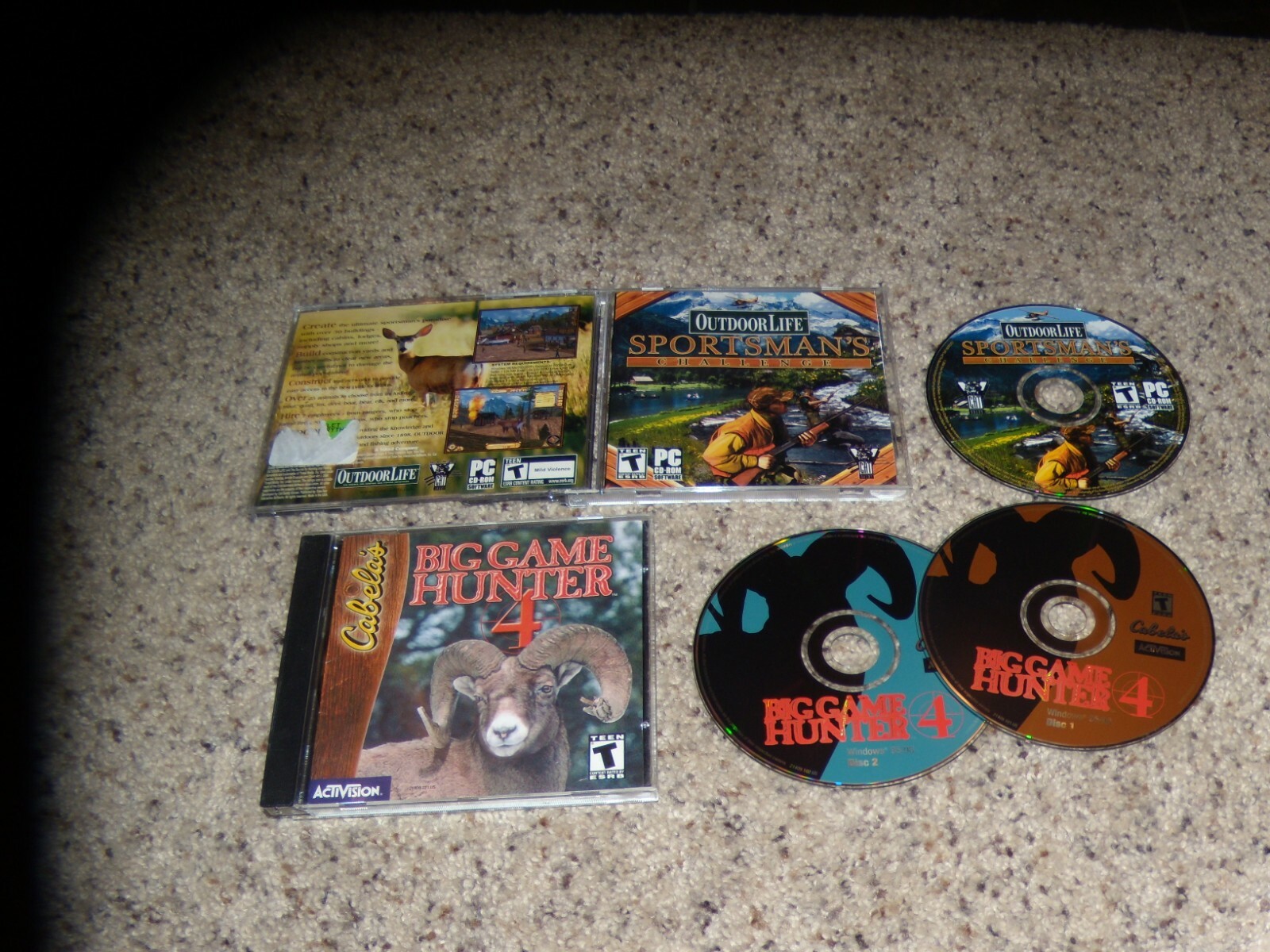 Outdoor Life Sportsman's Challenge & Cabela's Big Game Hunter 4 PC Games